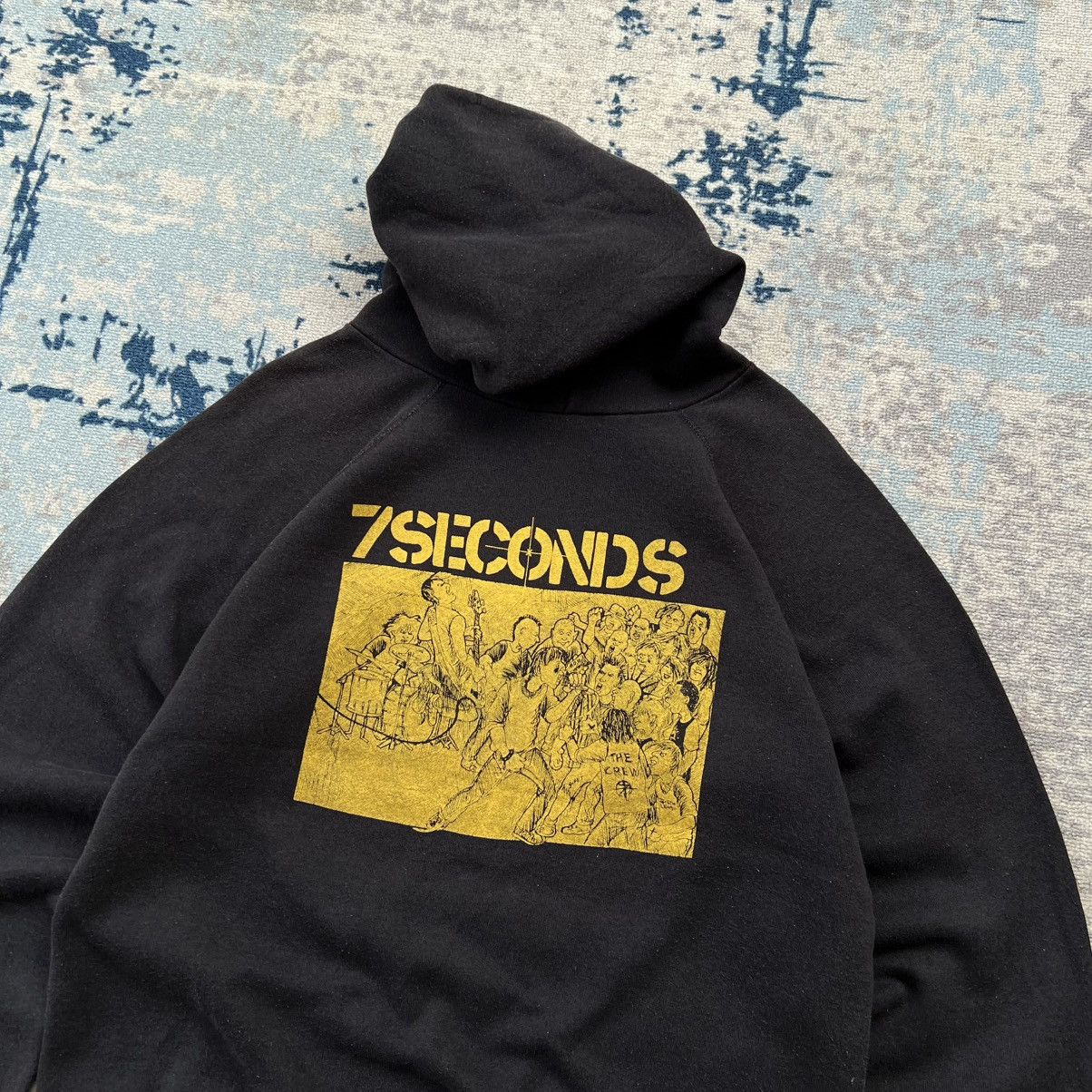 Band Tees × Rock Band × Vintage Vintage 80s 7seconds Walk Together Rock  Together Hoodie | Grailed