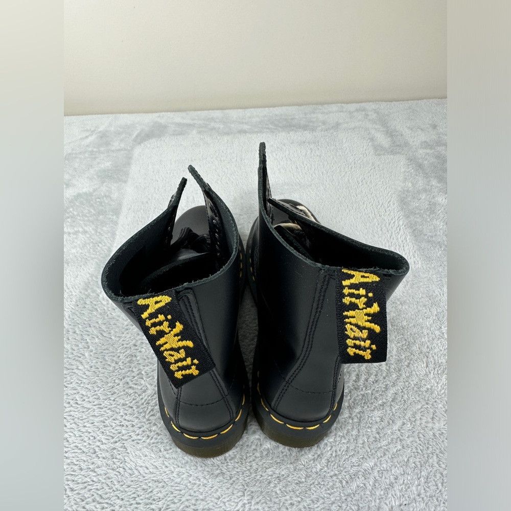 Dr. Martens Dr Martens NWT 1490 Smooth Black Leather Mid Calf Boots 4 U Size US 6 / IT 36 - 7 Thumbnail