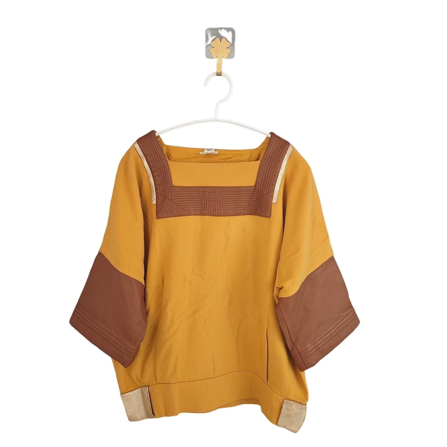 Hermes × Jean Paul Gaultier Hermes By Gaultier Leather Turtle Neck