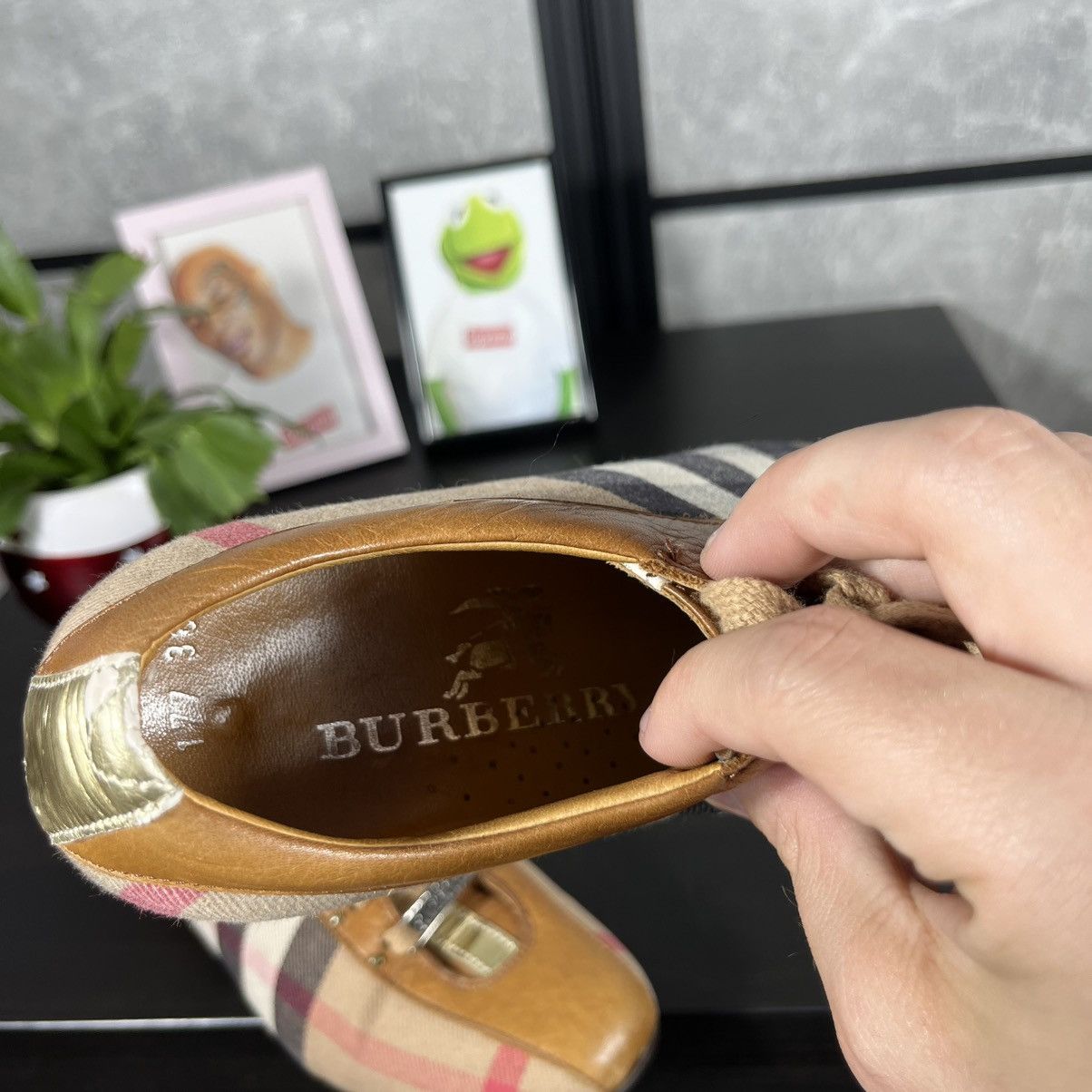 Burberry BURBERRY LOW TOP TRAINERS SNEAKERS SHOES NOVA CHECK WOMENS Size US 5 / EU 37 - 11 Thumbnail