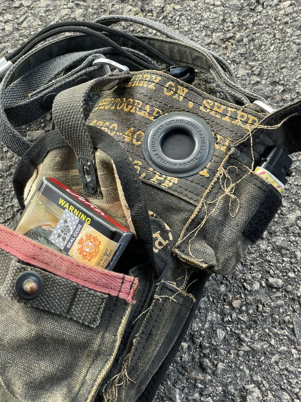 If Six Was Nine Tough Y2K Distressed | Sling Bag Size ONE SIZE - 7 Thumbnail