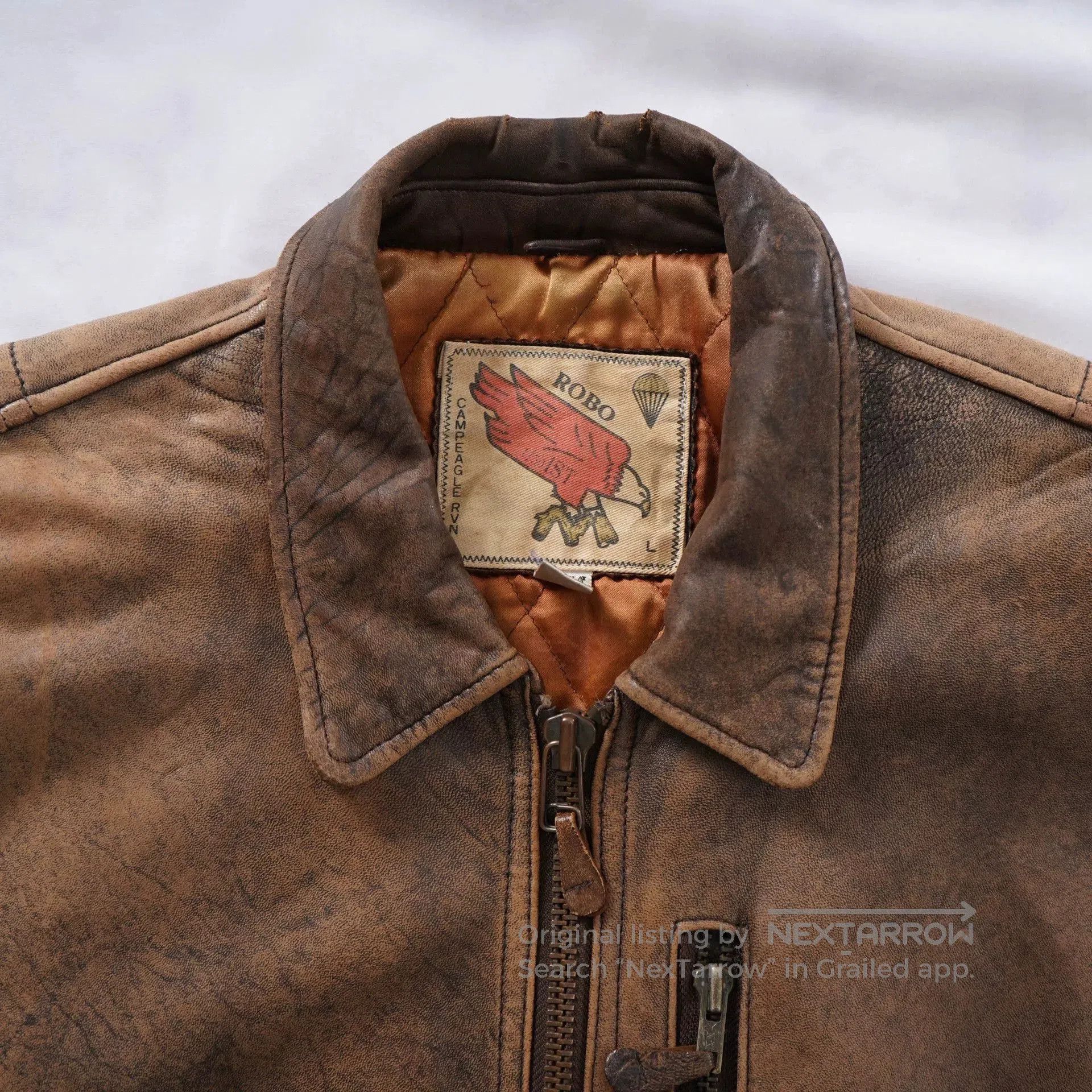 Vintage Vintage Sheepskin Flight Jacket. Size US L / EU 52-54 / 3 - 4 Thumbnail