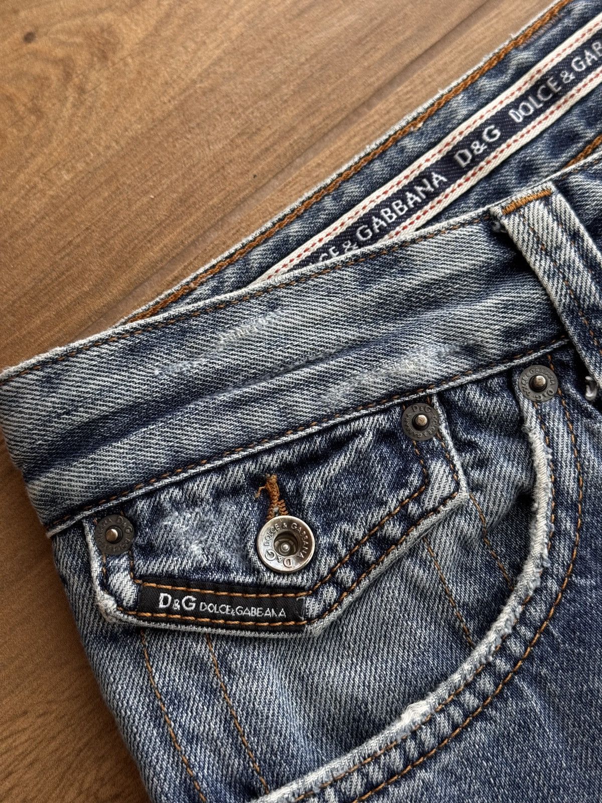 Dolce & Gabbana × Vintage Vintage Dolce & Gabbana Winner Luxury Japanese Denim Jeans Size US 31 - 15 Thumbnail