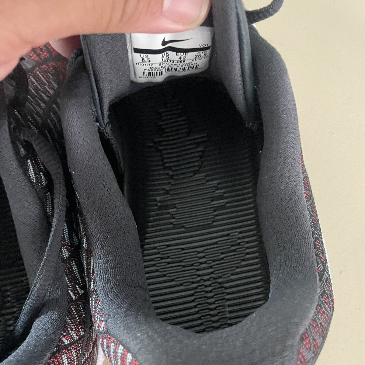 Nike 8.5 Nike Kobe Mamba Instinct Black Red 852473-006 W/ Box Size US 8.5 / EU 41-42 - 14 Thumbnail