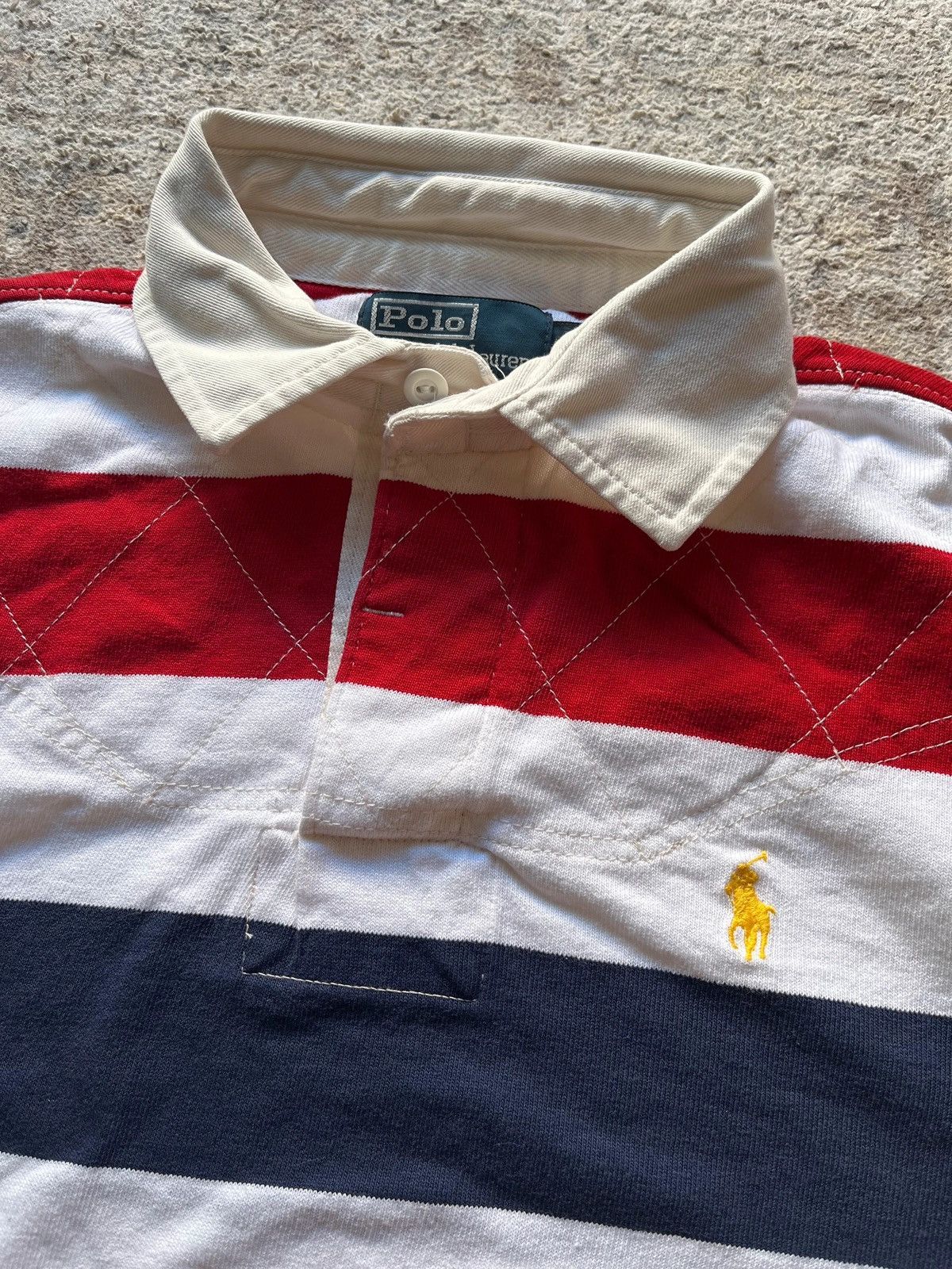 Polo Ralph Lauren Polo Ralph Lauren Sz S Vintage 2000s Rugby Shirt Small Pony Size US S / EU 44-46 / 1 - 11 Thumbnail