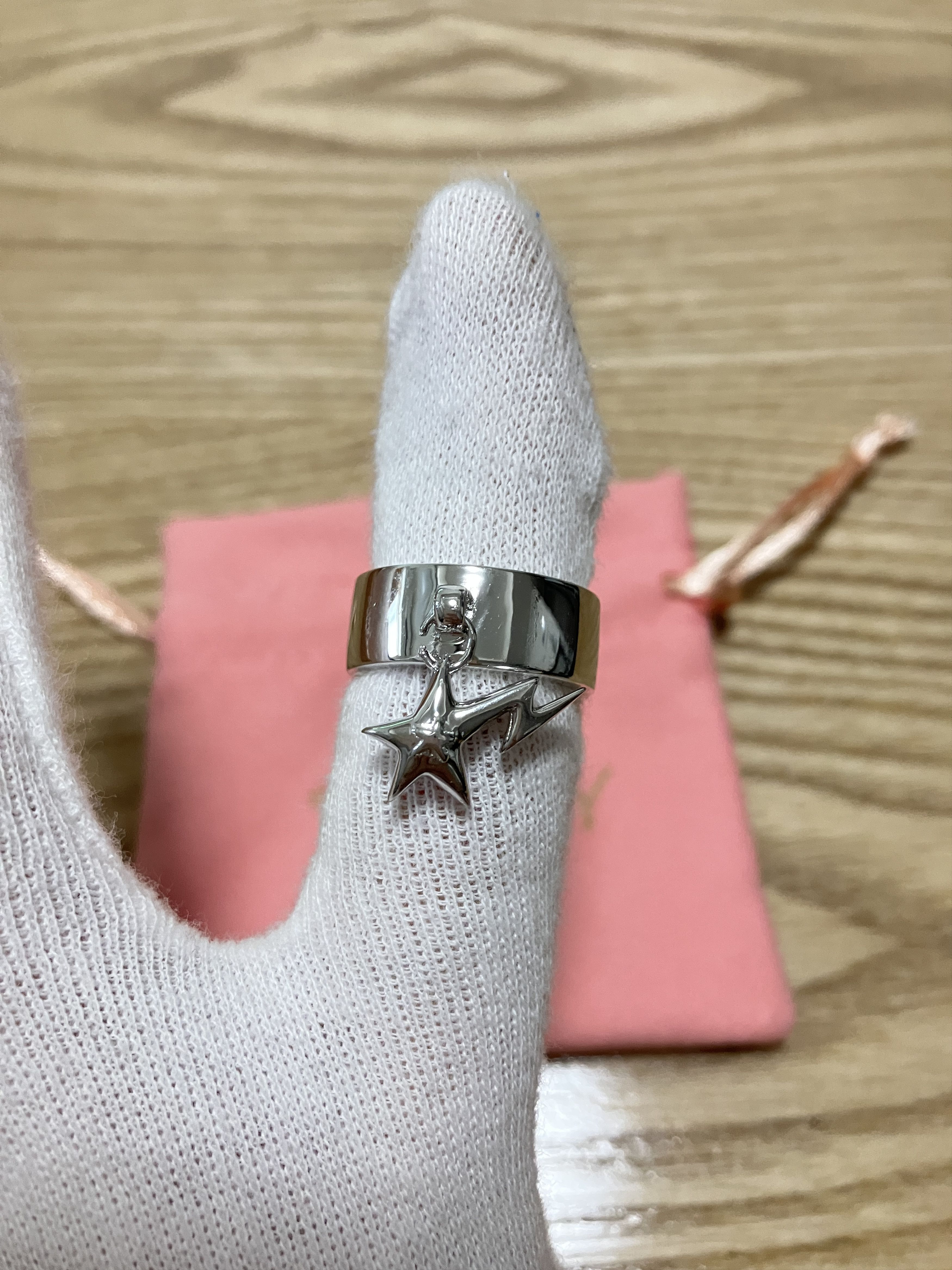 Bape Bapy Bapesta Silver Ring Size ONE SIZE - 4 Thumbnail