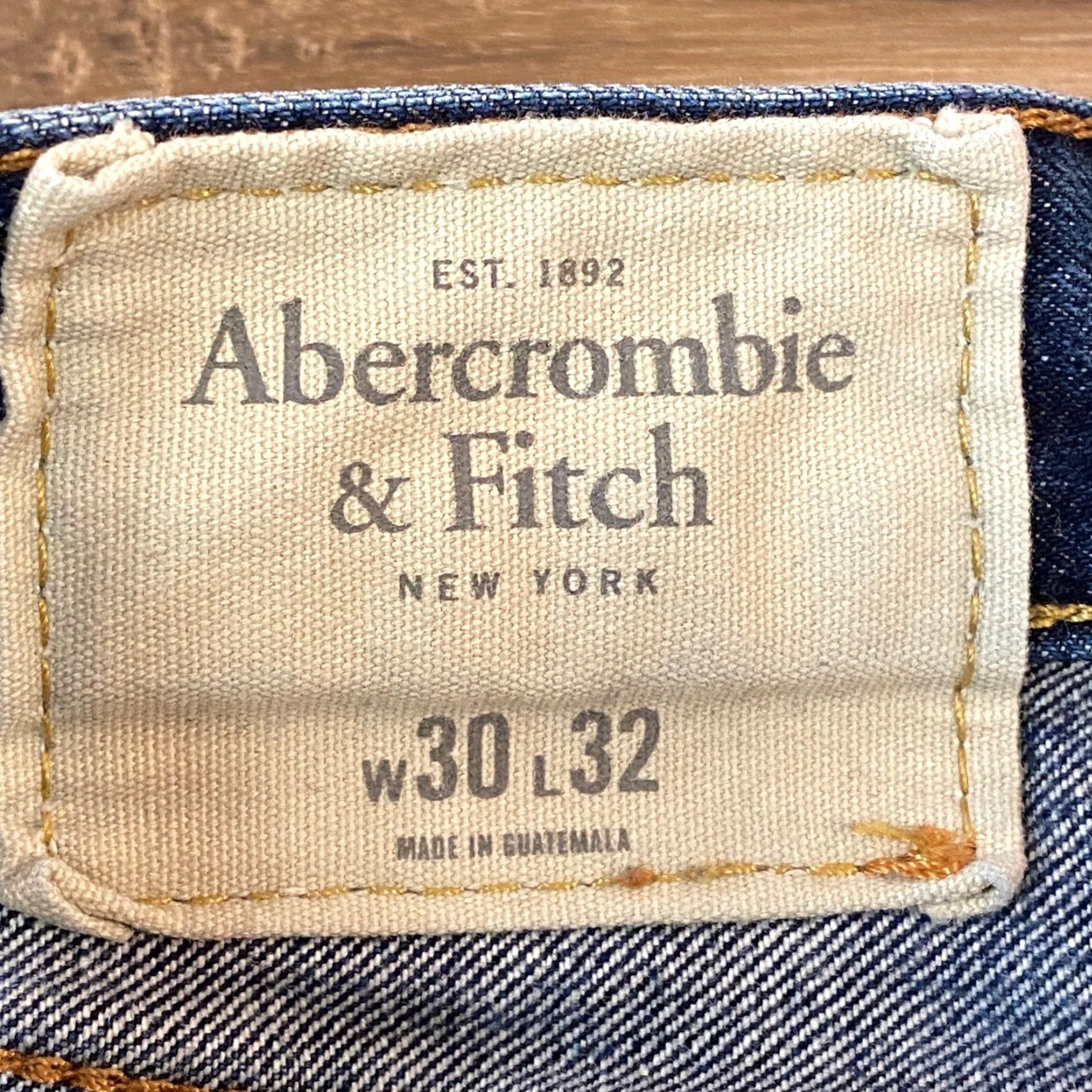 Abercrombie & Fitch Abercrombie & Fitch Jeans Men 30x30 Slim Straight Dark Wash Button Fly Denim Casual Everyday Size US 30 / EU 46 - 3 Thumbnail