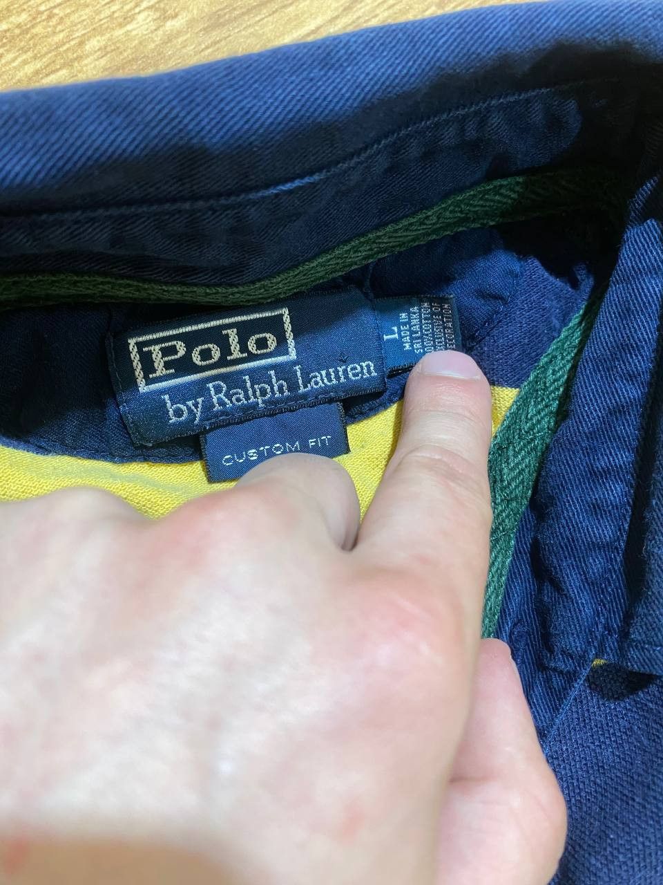 Polo Ralph Lauren Vintage Polo Ralph Lauren Big Logo Rugby Polo Size US L / EU 52-54 / 3 - 2 Thumbnail