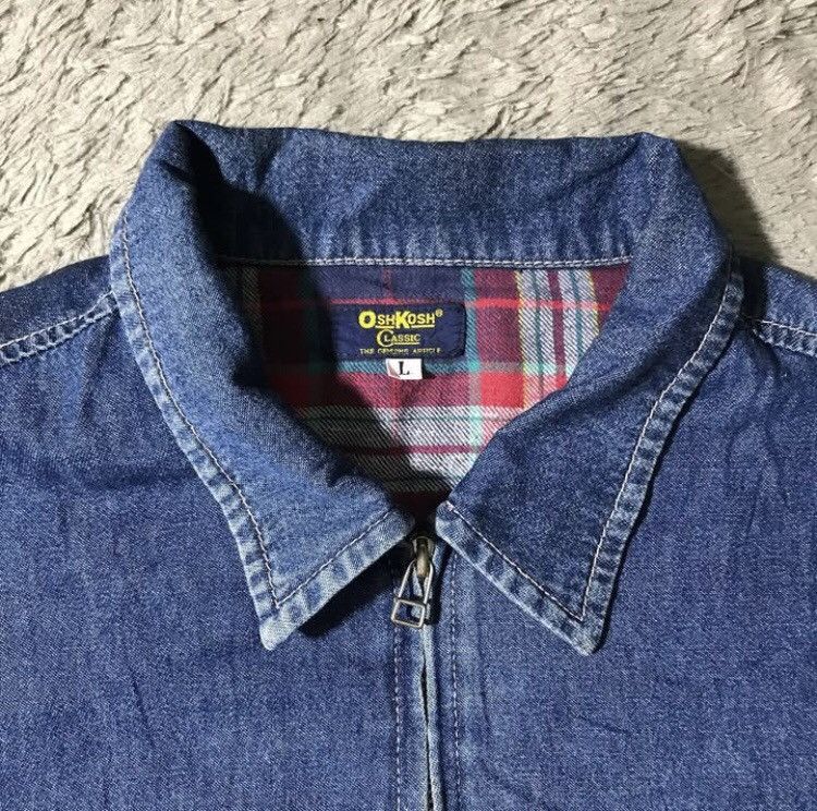 Japanese Brand 💥SOLD 💥VTG OSHKOSH DOUBLE POCKET DENIM JACKET Size US L / EU 52-54 / 3 - 4 Thumbnail
