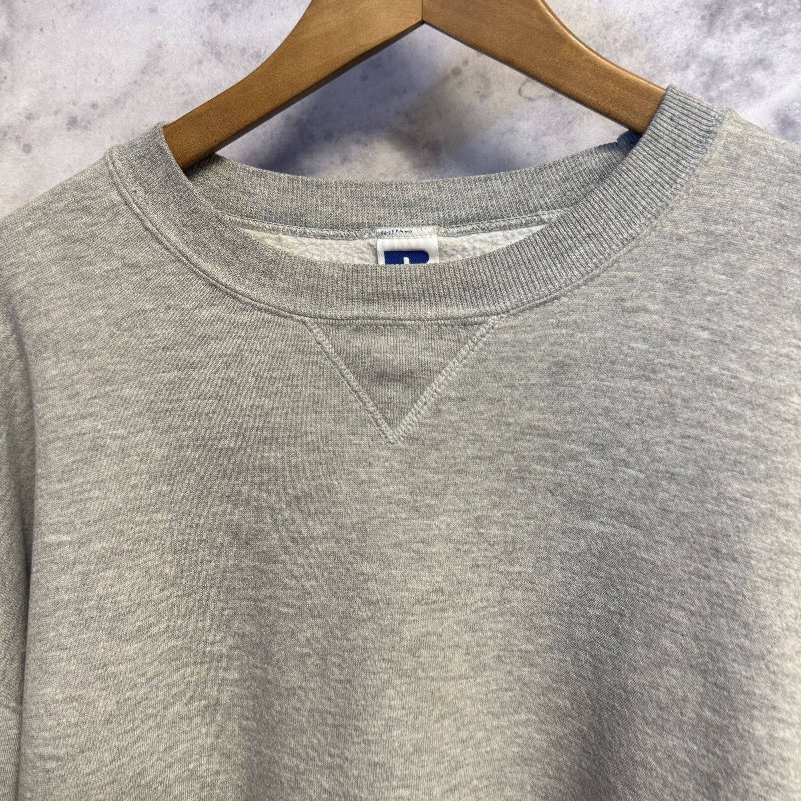 Russell Athletic Vintage 90s Russell Athletic Sweatshirt Mens XL 25x26.5 Gray Size US XL / EU 56 / 4 - 3 Thumbnail