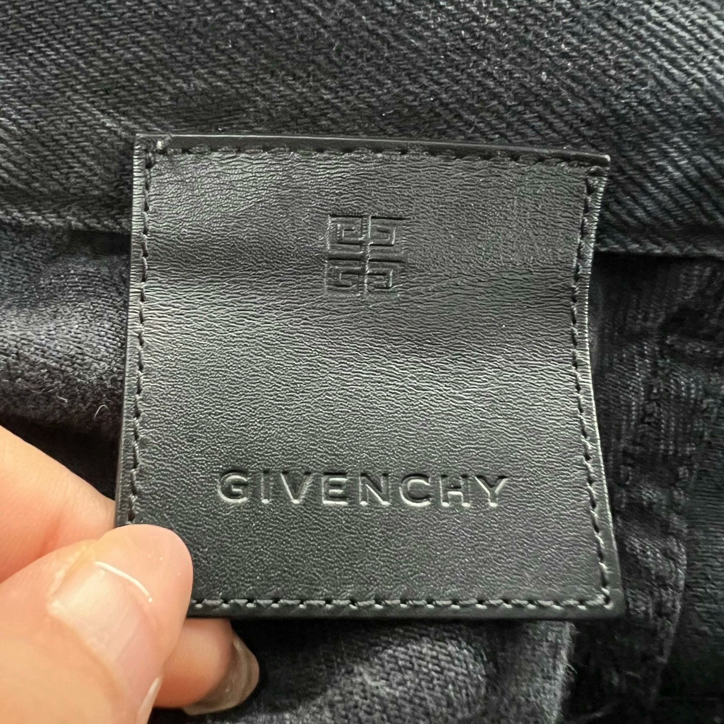 Givenchy Givenchy Black Zipper Pocket Jeans Size US 33 - 4 Thumbnail