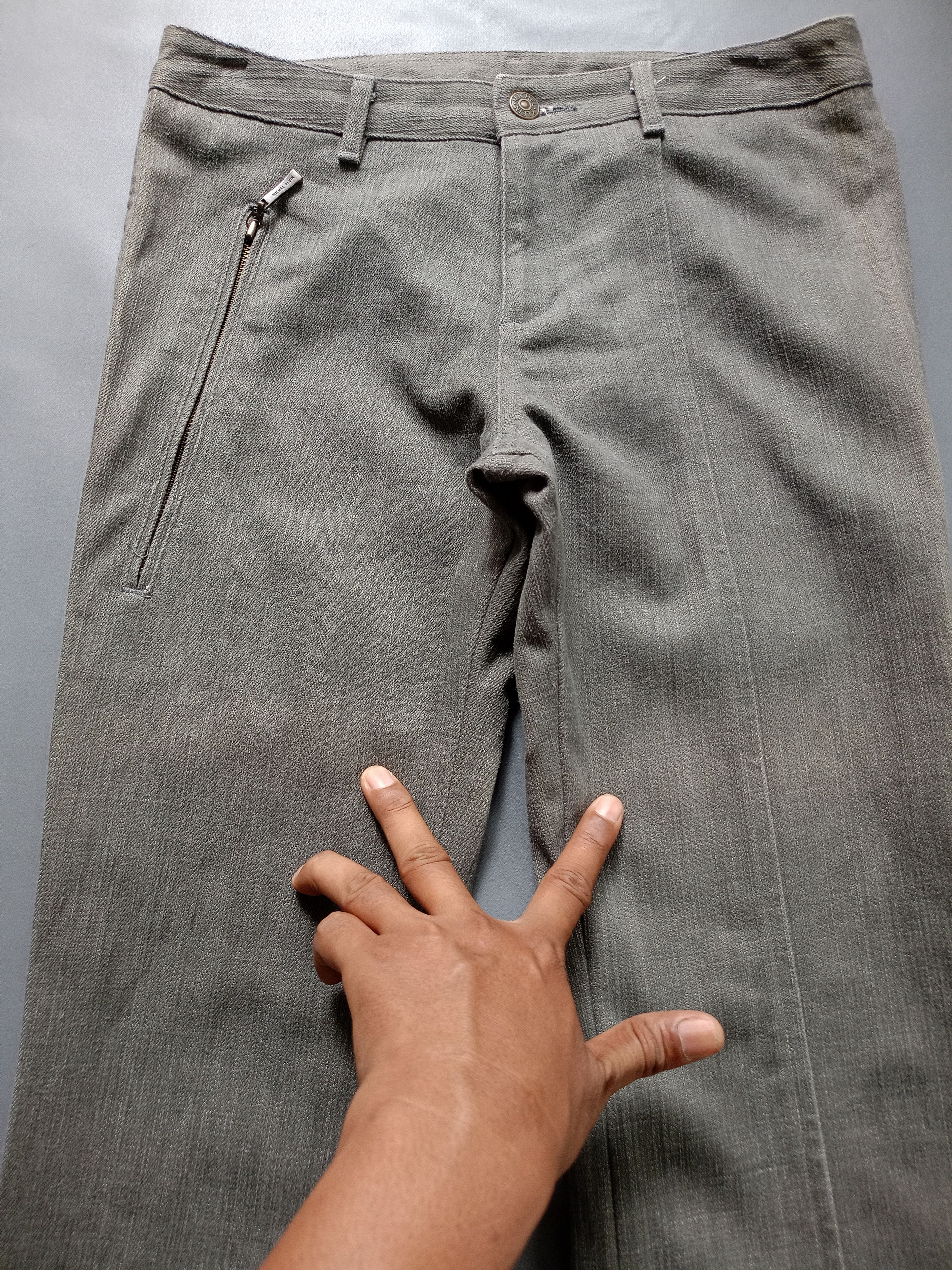 Michel Klein Michel Klein Flared Denim Pants Size 29" - 13 Thumbnail