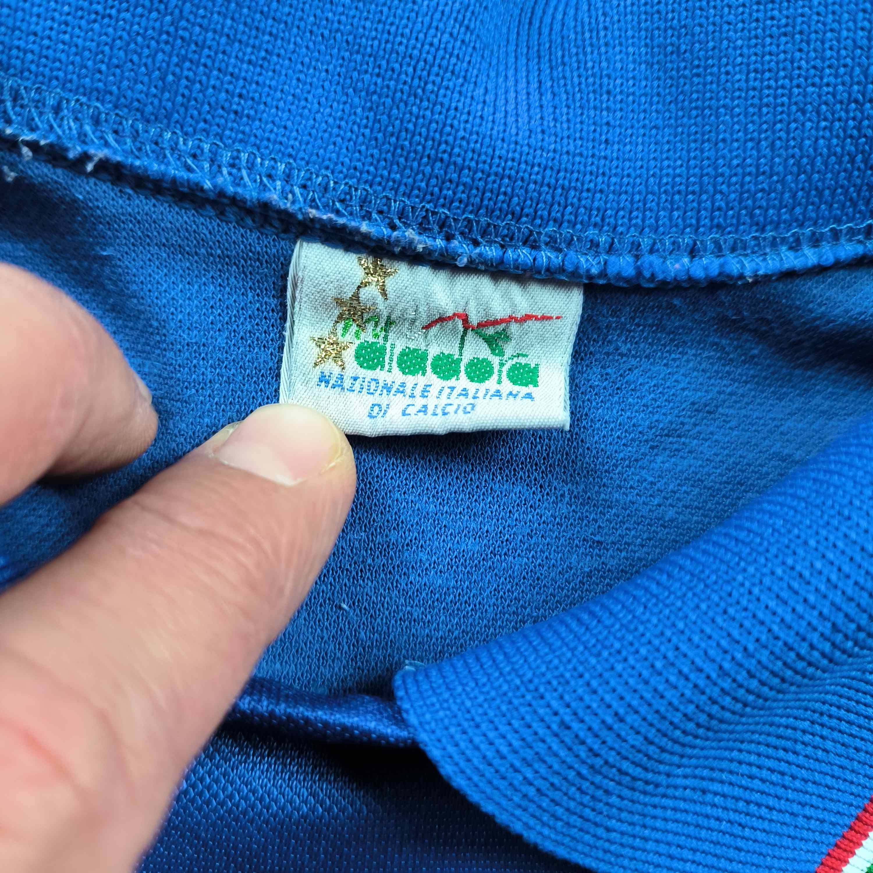 Diadora Italy 1990-92 Diadora home LS #3 football jersey size S Size US S / EU 44-46 / 1 - 4 Thumbnail