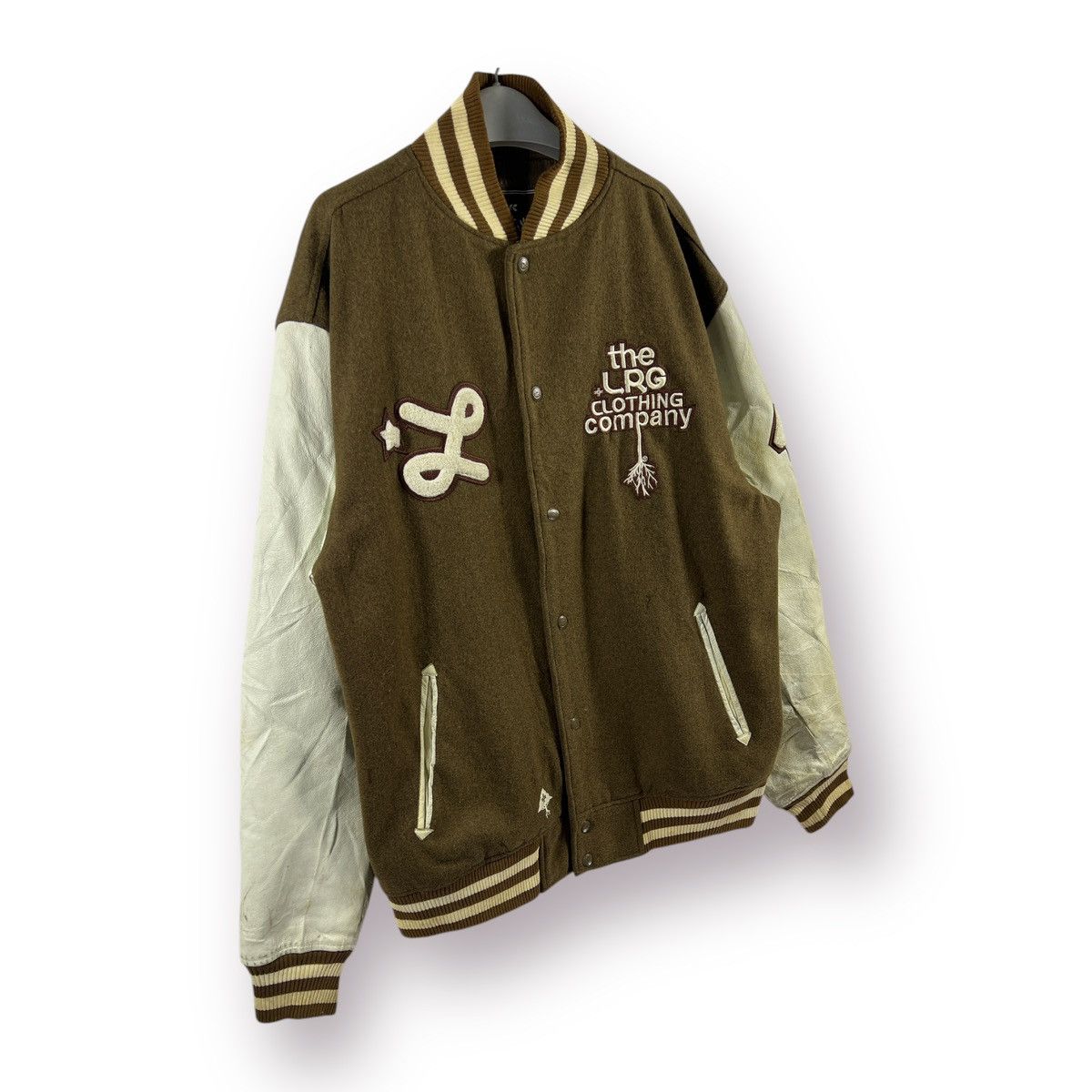 LRG 🔥 The LRG Clothing Company Leather Varsity - XL Size US L / EU 52-54 / 3 - 4 Thumbnail