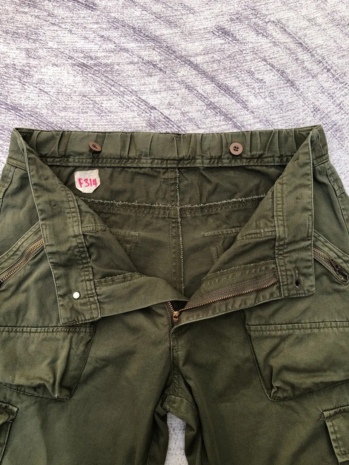 Japanese Brand × Vintage Green 🇯🇵 Multi-Pocket Tactical Cargo Pants 8 Pocket Size US 32 / EU 48 - 10 Thumbnail