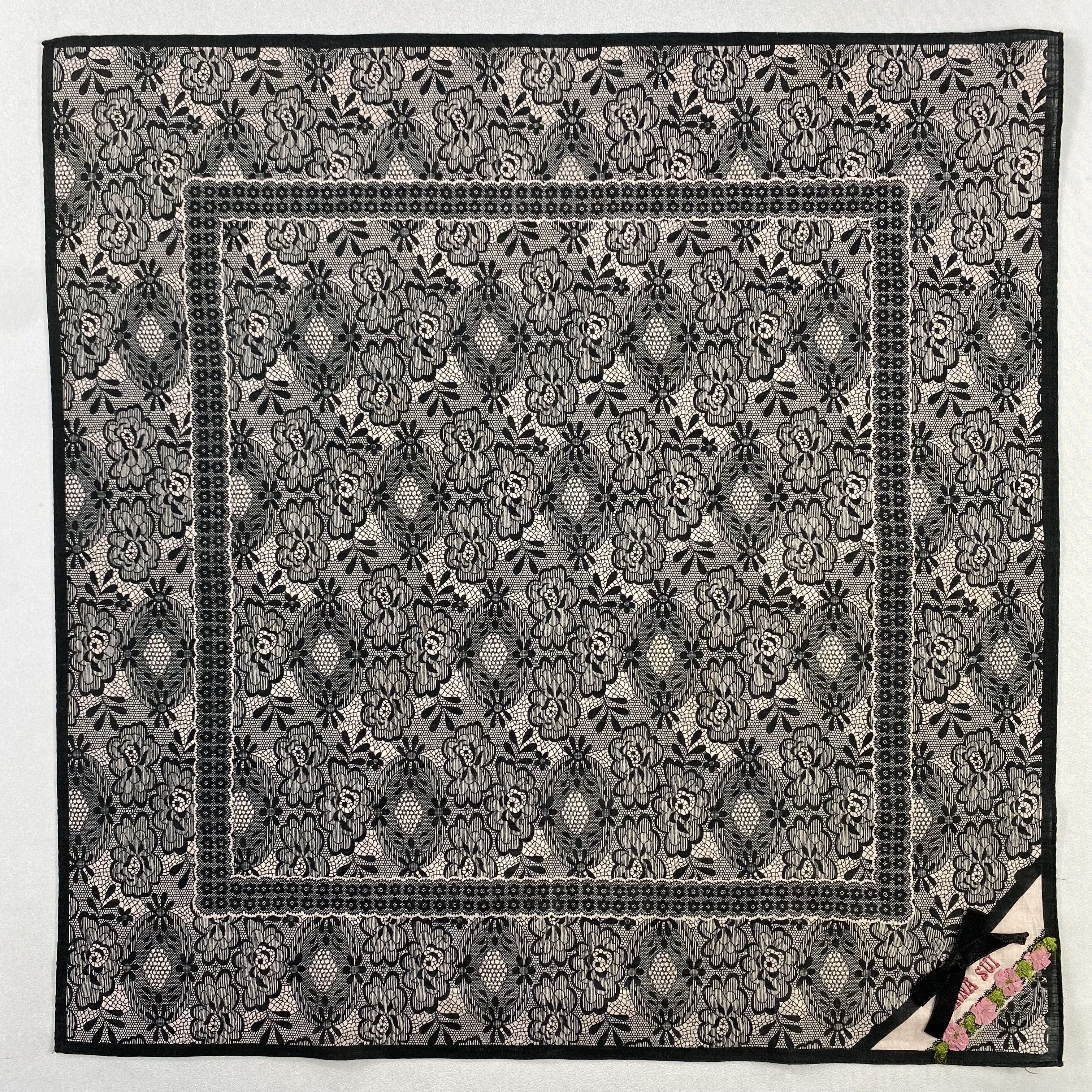 Vintage Anna Sui Bandana/ Handkerchief / Neckerchief-P1382 Size ONE SIZE - 1 Thumbnail