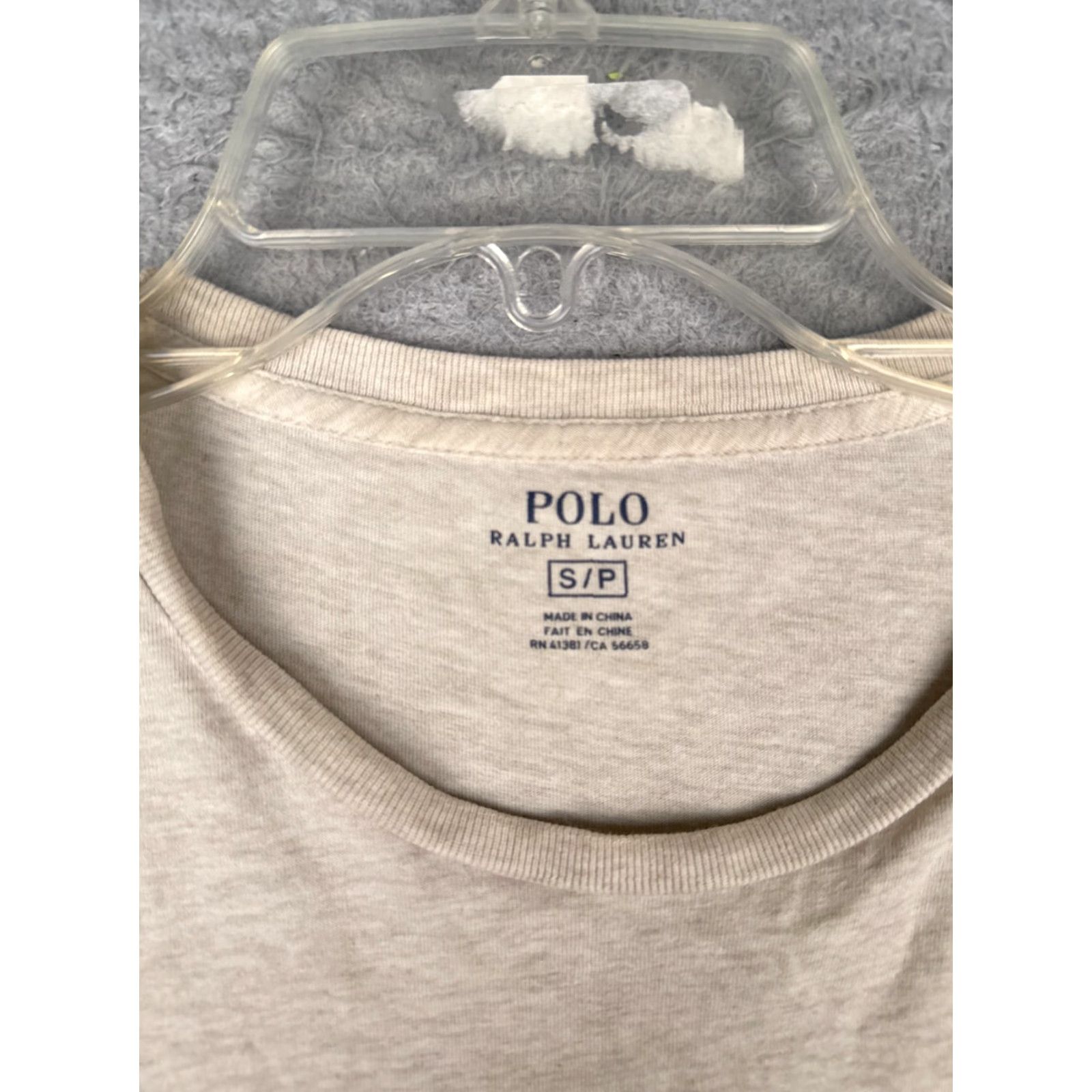 Ralph Lauren Polo Ralph Lauren Shirt Adult Small Light Beige Crew Neck 100% Cotton Short Sleeve Logo Beiges All Seasons Men T-Shirt Regular XS? Size US S / EU 44-46 / 1 - 7 Thumbnail