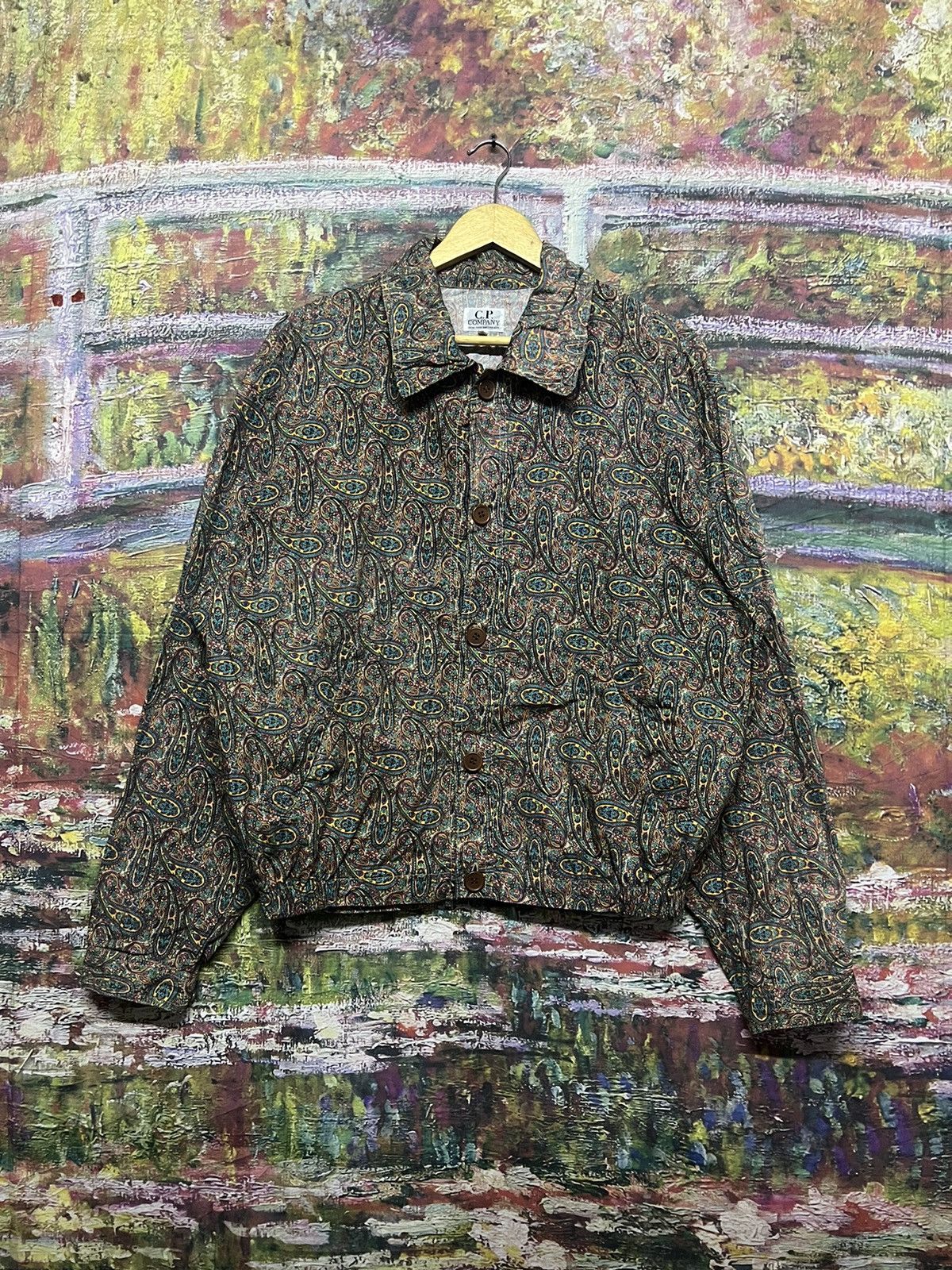 C.P. Company Vintage Cp Company Paisley Printed Button jacket Size US L / EU 52-54 / 3 - 1 Thumbnail