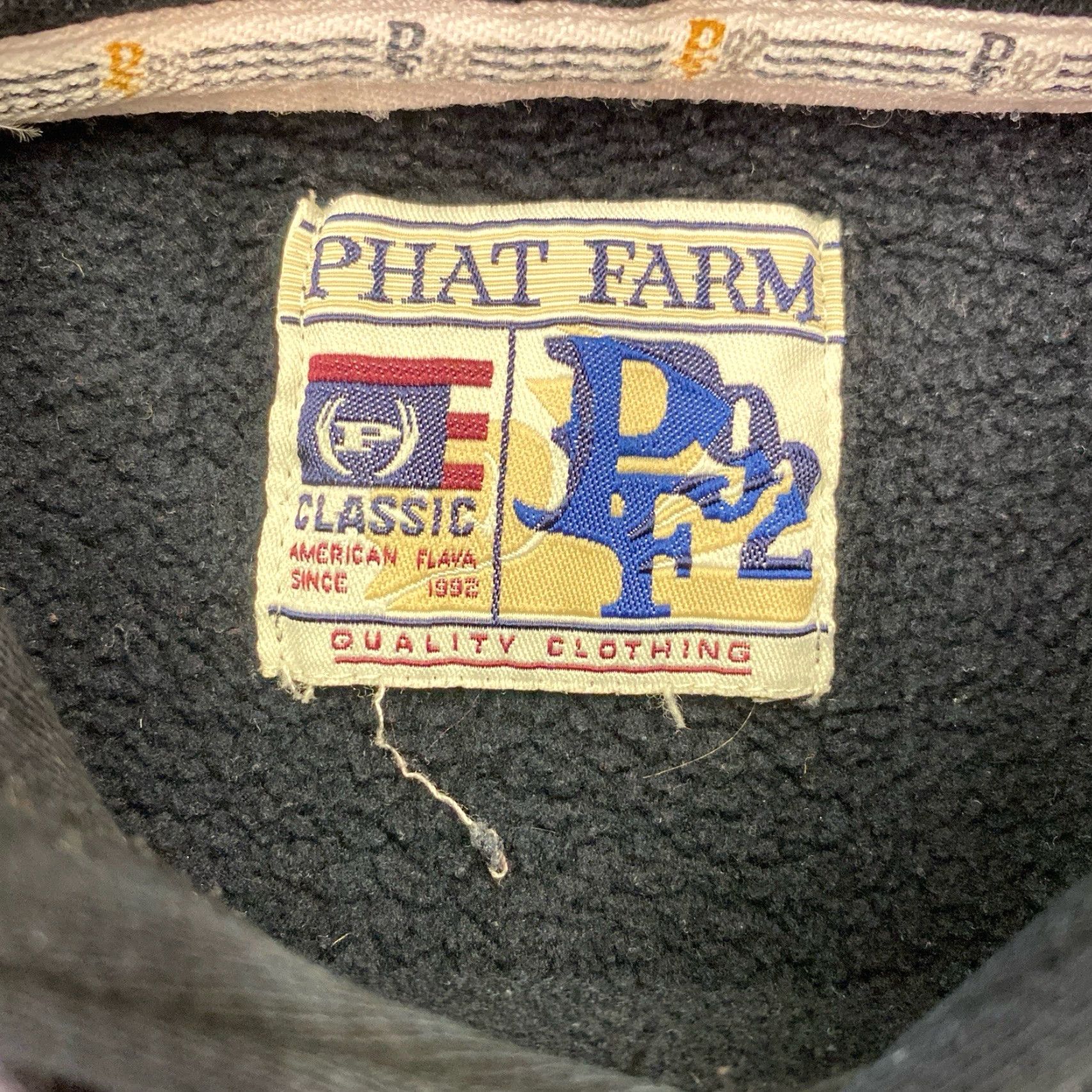 Phat Farm VINTAGE Phat Farm Sweatshirt Hoodie 2XL Black Mens Pullover Hoodie Crew Neck All Seasons Winter Spring Summer Fall Size US XXL / EU 58 / 5 - 3 Thumbnail