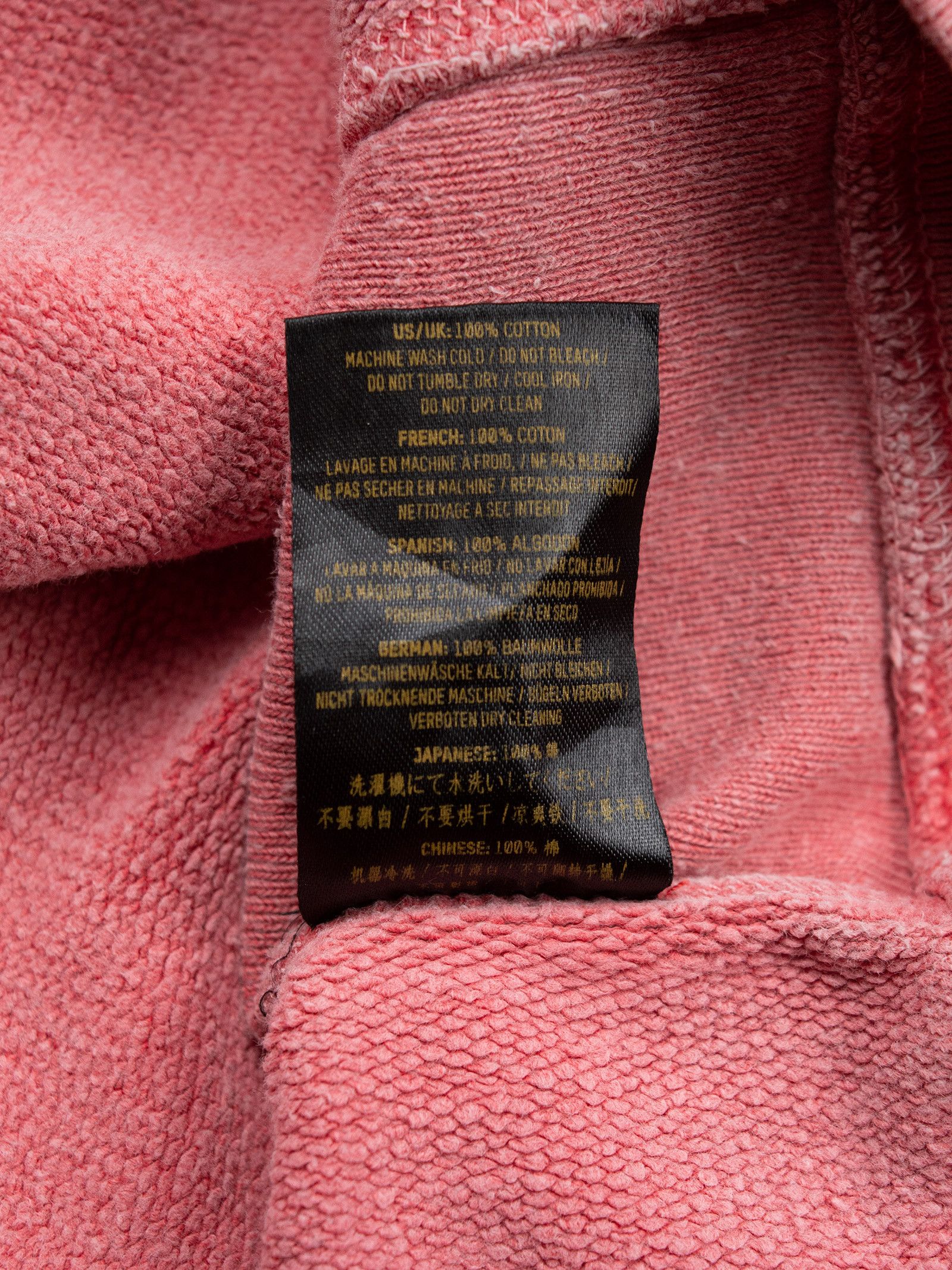 Yeezy YEEZY Season 3 (2016) - Fleece Hoodie (Fluoro Red) - size S Size US S / EU 44-46 / 1 - 7 Thumbnail