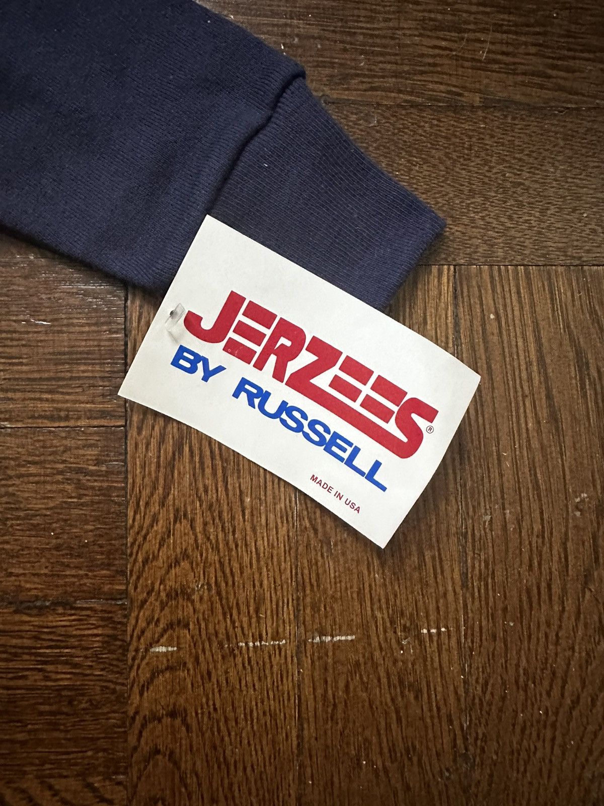 Russell Athletic Vintage Jerzees Raglan Sweatshirt with Le Super Cool Print Size M / US 6-8 / IT 42-44 - 6 Thumbnail