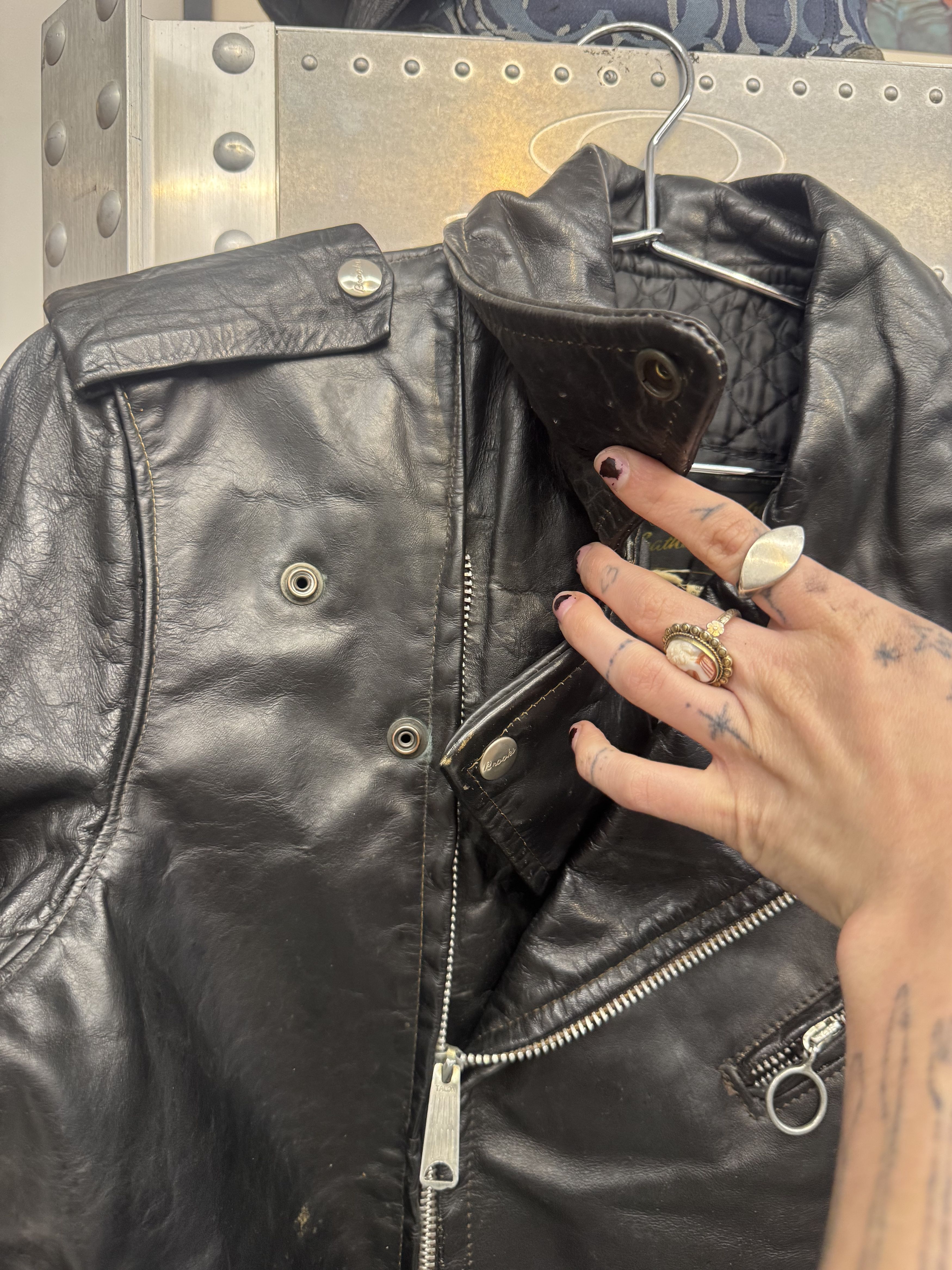 Other Vintage Brooks Leather Jacket Size US M / EU 48-50 / 2 - 5 Thumbnail