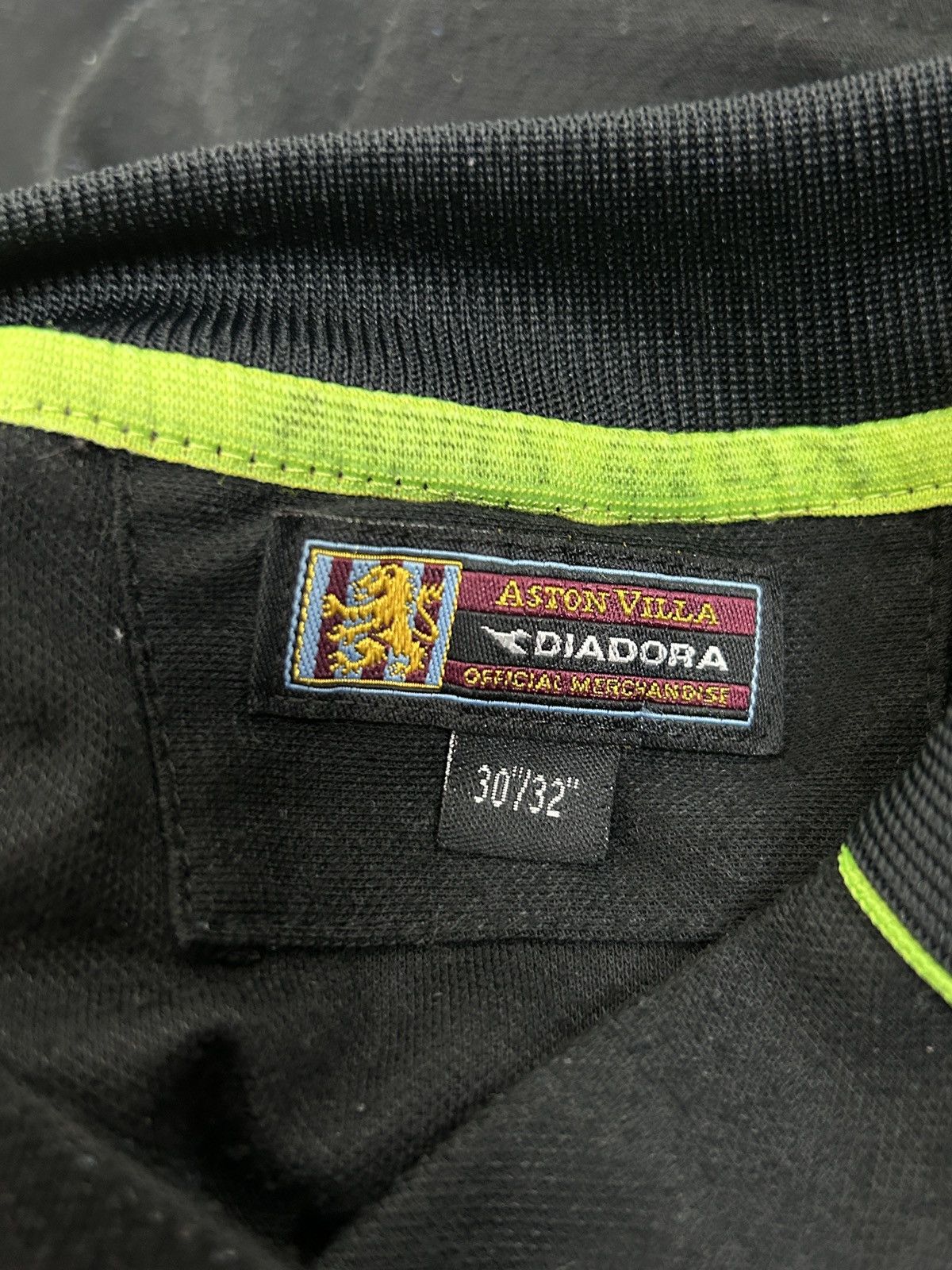 Diadora Vintage Diadora Aston Villa 2000/01 GK Kit Soccer Jersey Size US XS / EU 42 / 0 - 8 Thumbnail
