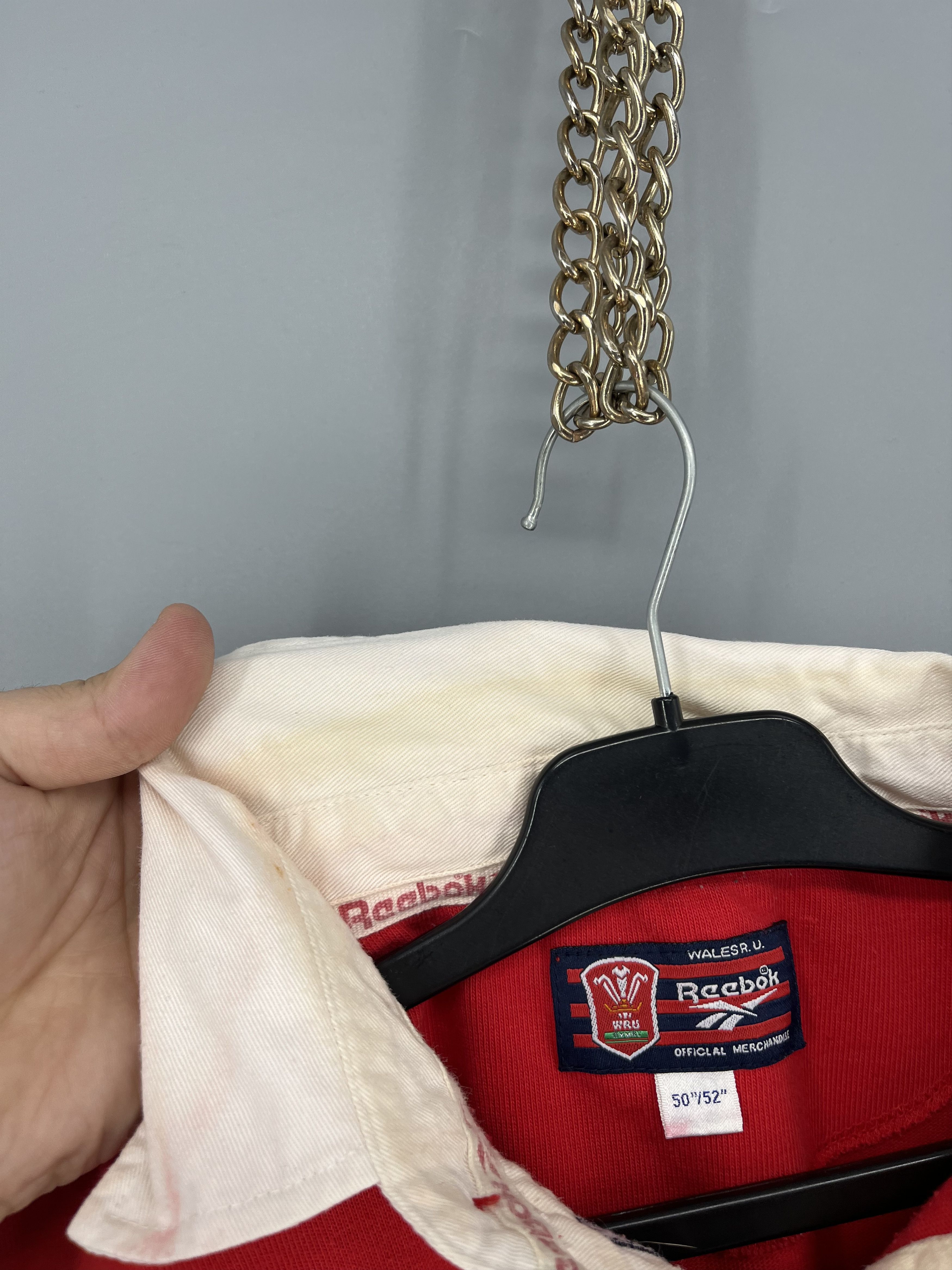 Reebok 90's Wales Rugby Union Reebok Jersey Long Sleeve Shirt Size US L / EU 52-54 / 3 - 10 Thumbnail
