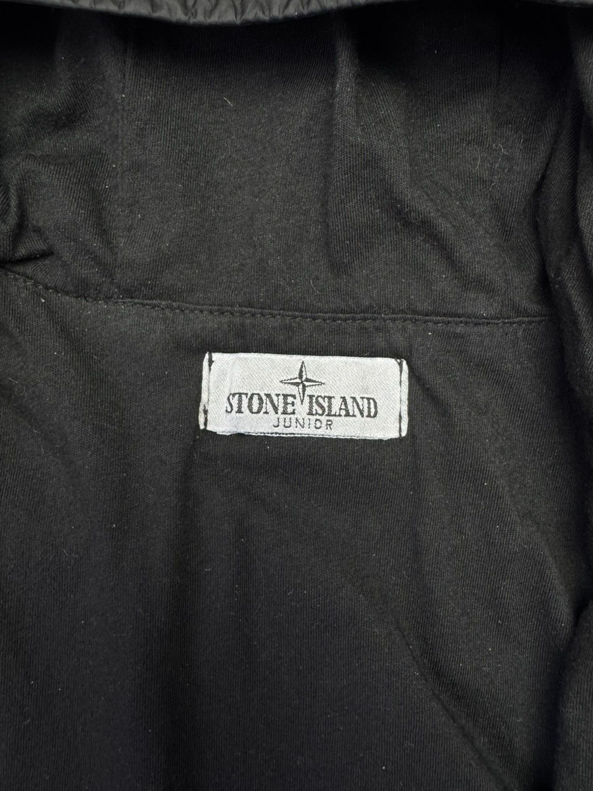 Stone Island STONE ISLAND Junior Black Crinkle Reps Hooded Jacket Men's Size US M / EU 48-50 / 2 - 10 Thumbnail