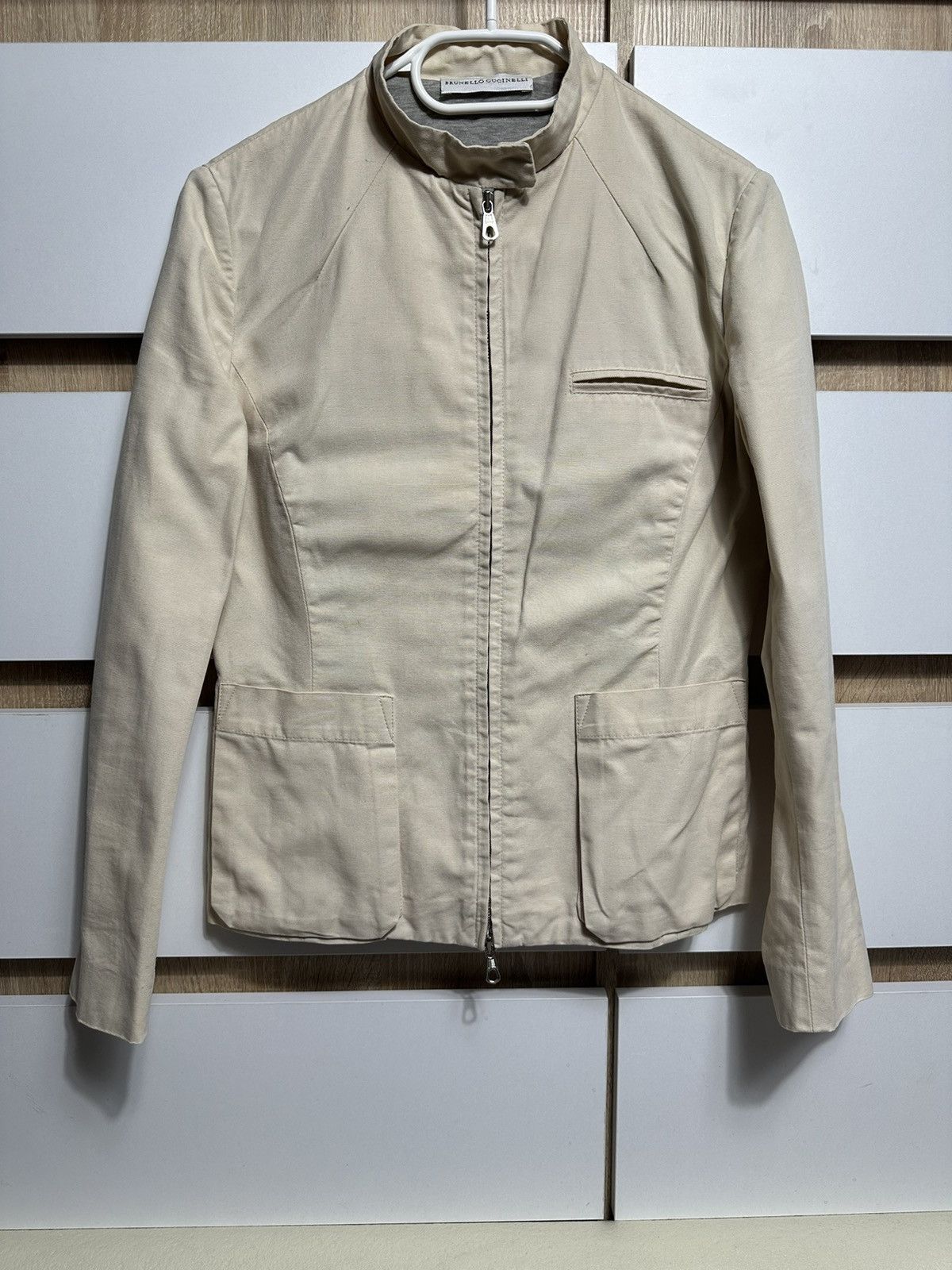 image of Women’S Light Jacket Brunello Cucinelli in Beige, Women's (Size Small)