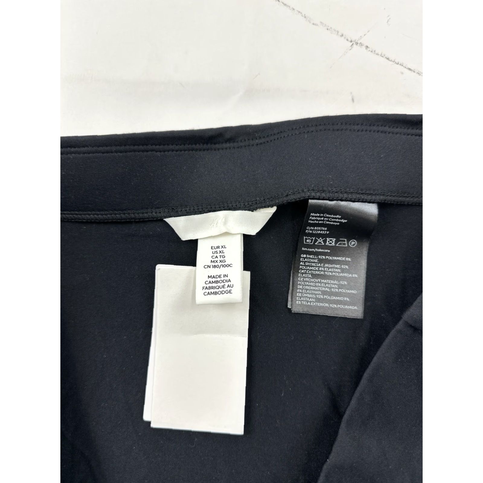 H&M H&M Skirt Women XL Black Maxi Long NWT Jersey Elastic Waist Casual Party/Cocktail Travel Women Maxi Skirt XL Black NWT Size 40" / US 18 - 3 Thumbnail