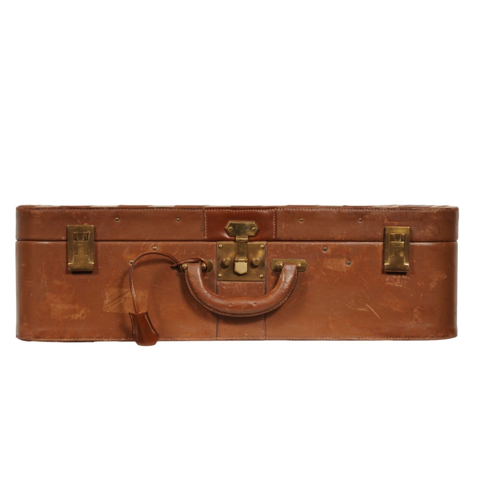 Hermes Vintage Ulysse Toile Baraenia Trunk Carry On Suitcase Size ONE SIZE - 9 Thumbnail