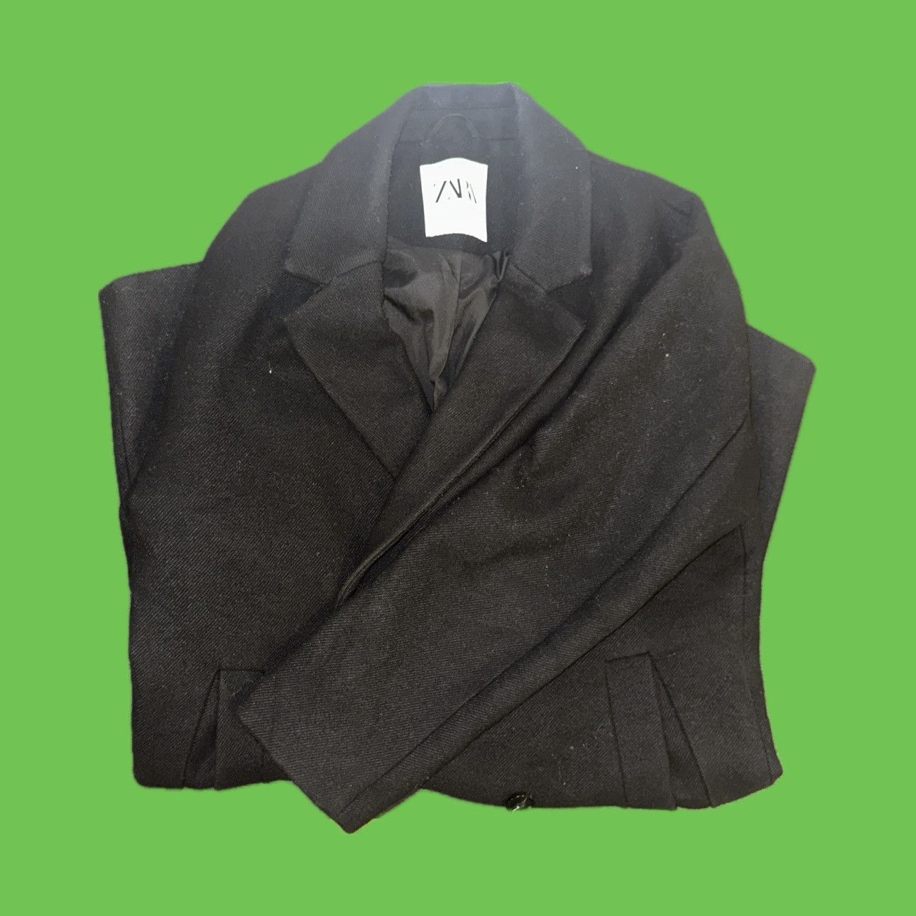 Zara Zara Long Coat Black Size US M / EU 48-50 / 2 - 2 Thumbnail