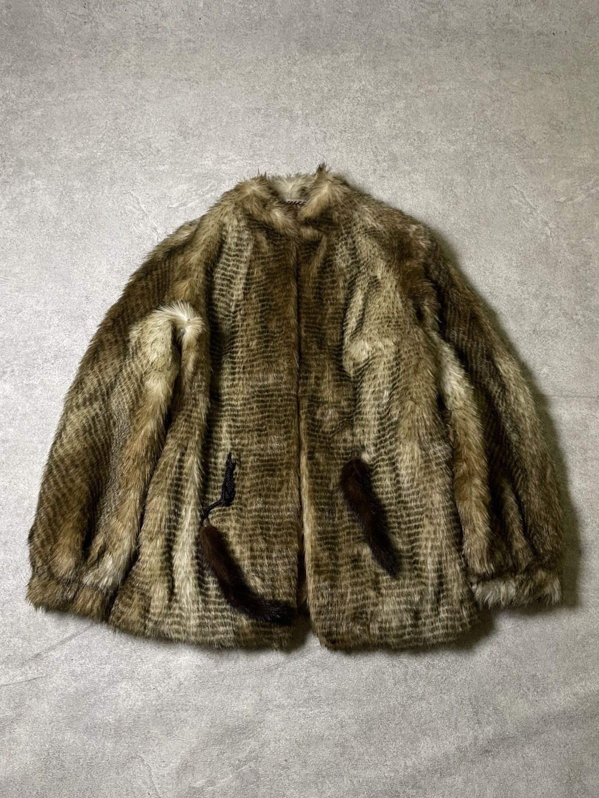 If Six Was Nine Y2K LGB IfSixWasNine Style Faux Leather Fur Zip Jacket Size US M / EU 48-50 / 2 - 5 Thumbnail