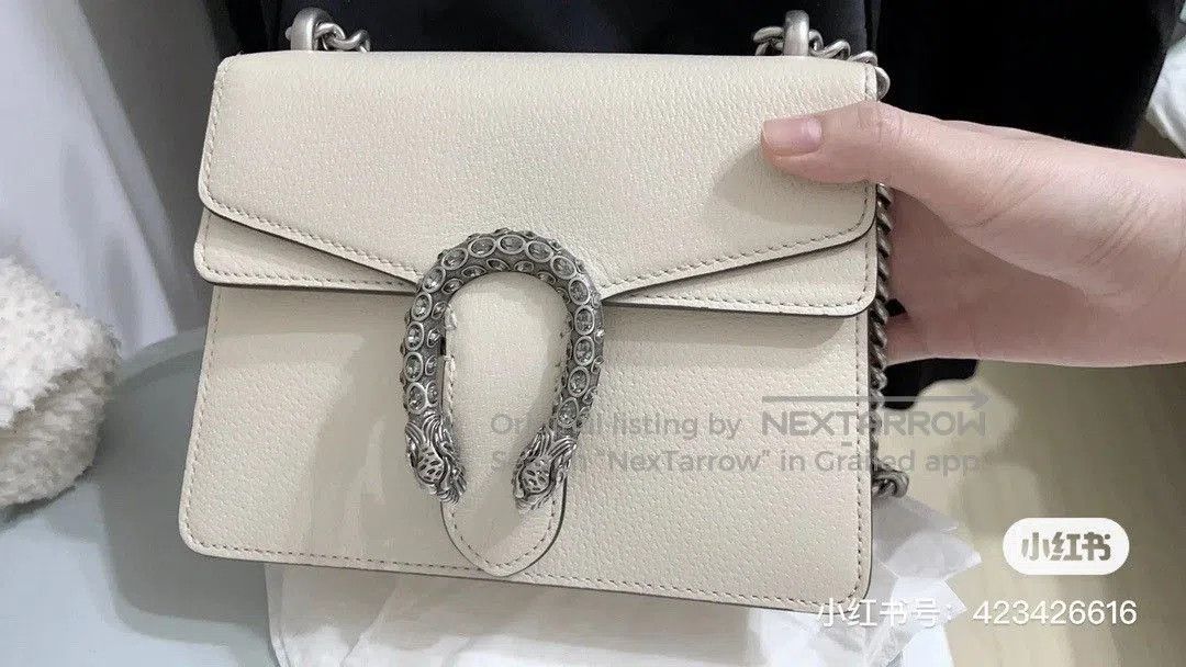 Gucci Gucci Small White Leather Dionysus. Size ONE SIZE - 8 Thumbnail