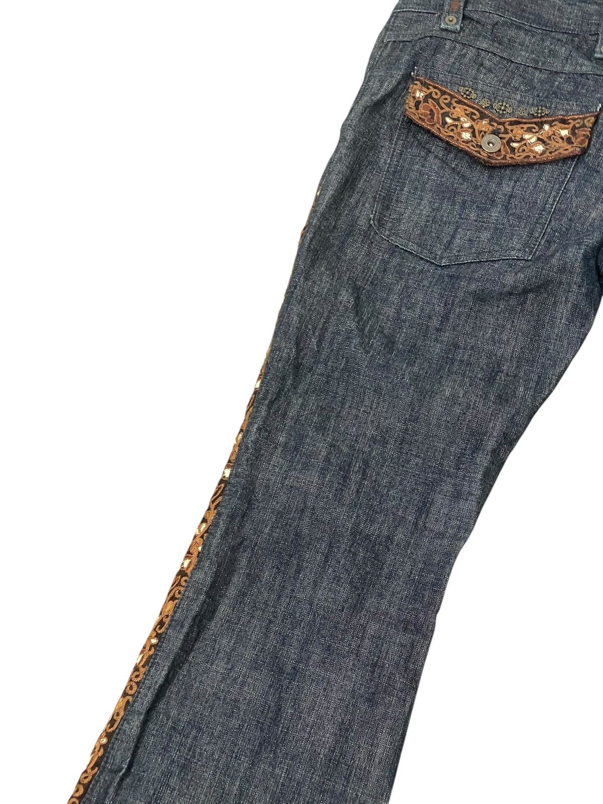 Hysteric Glamour Flare Jeans Morgan Homme Japan Hard Denim Boot Cut 1🟦6 Size US 31 - 16 Thumbnail