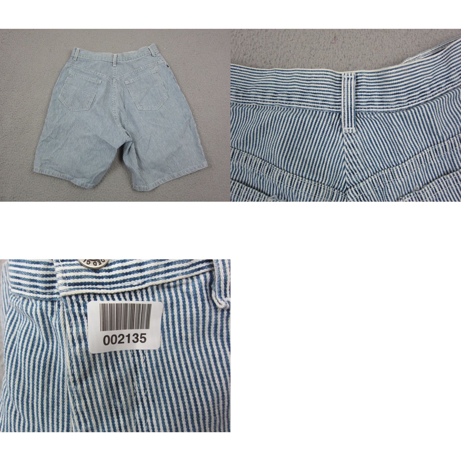 Faded Glory VINTAGE Faded Glory Shorts Teen 12 Blue Pinstriped Bermuda Made in USA 90s Size 34" / US 12 / IT 48 - 9 Thumbnail