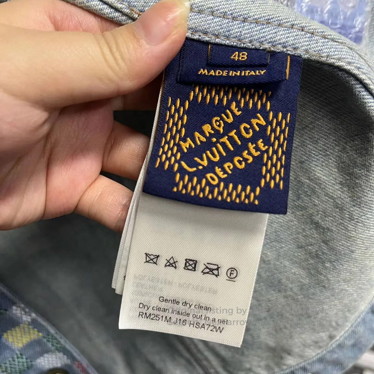 Louis Vuitton Louis Vuitton Colorful denim adjustable loop belt jacket| Size US M / EU 48-50 / 2 - 5 Thumbnail