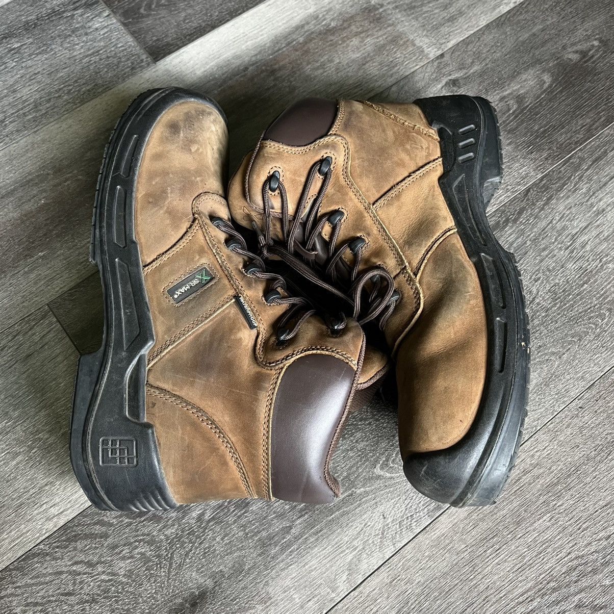 Vintage SR Max Slip Resistant Lewiston MaxTRAX Composite Toe Boots Size US 12 / EU 45 - 3 Thumbnail