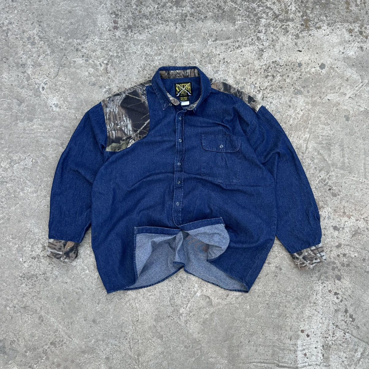 Hypebeast × Japanese Brand × Realtree Vintage Japanese Style Scottish Greys Button Up Real Tree Size US XXL / EU 58 / 5 - 1 Thumbnail