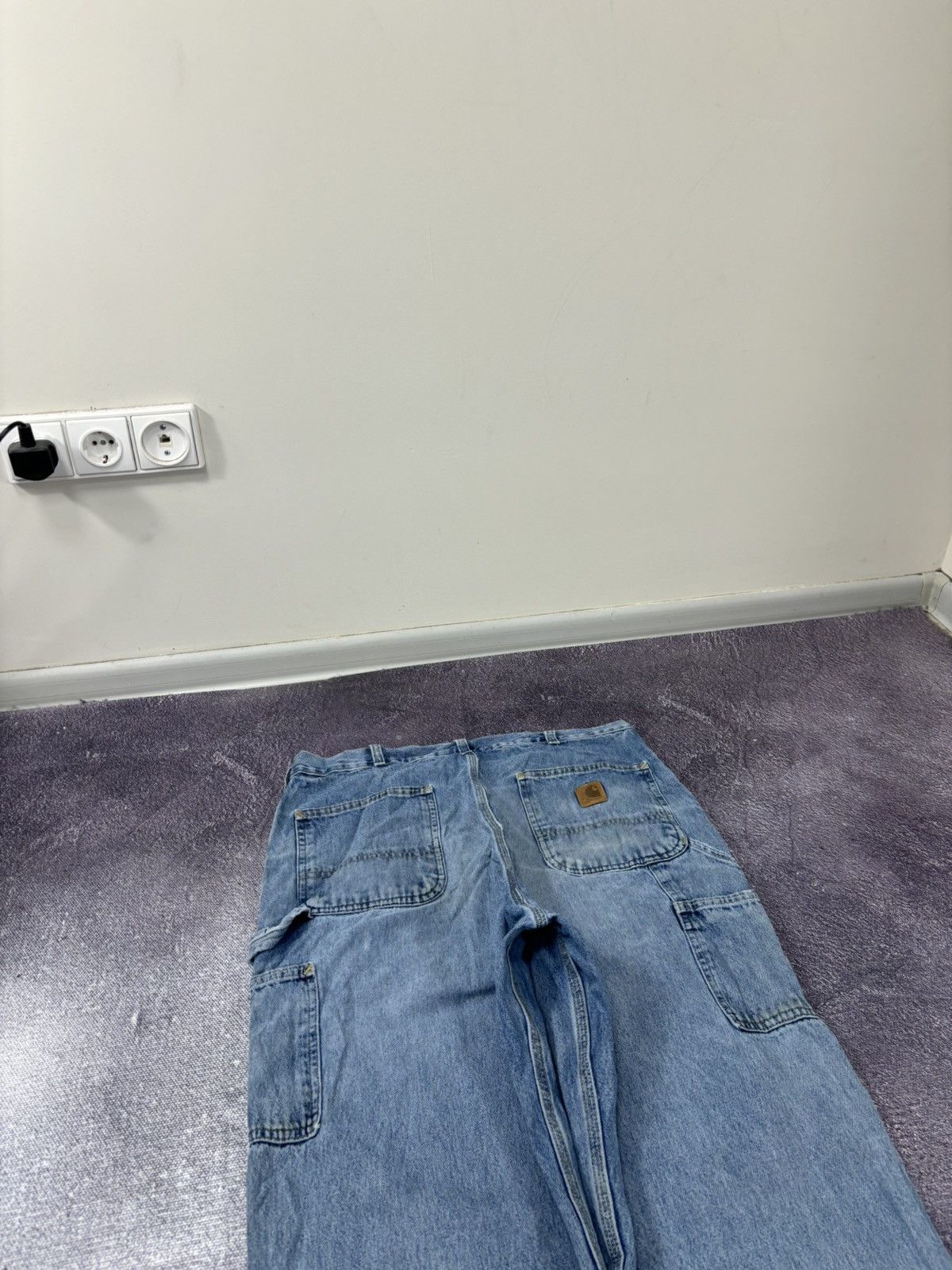 Carhartt Vintage Carhartt Y2K Loose Original Fit Blue Baggy Jeans Size US 36 / EU 52 - 5 Thumbnail