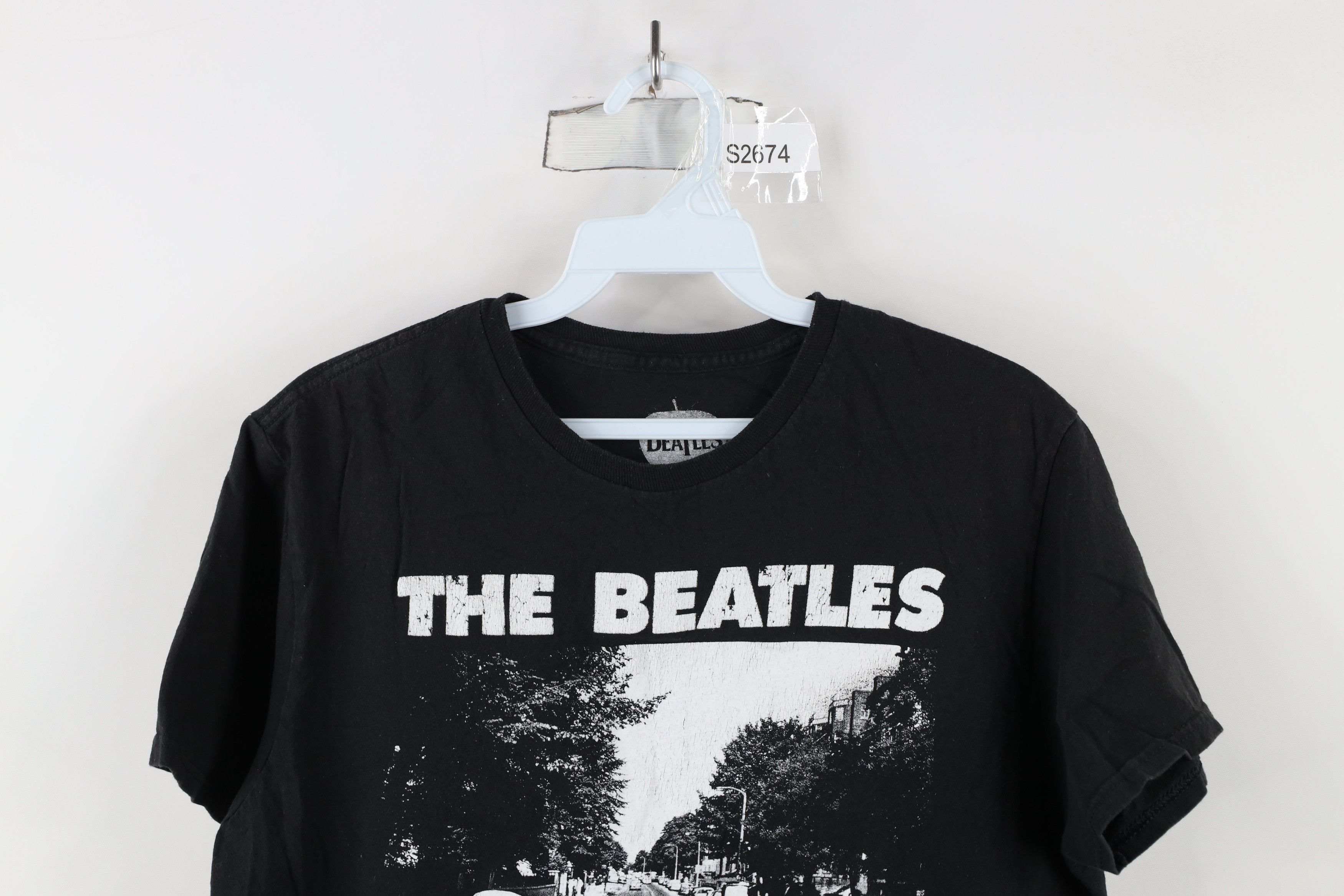 Vintage Retro Y2K Spell Out Abbey Road The Beatles Band T-Shirt Size M / US 6-8 / IT 42-44 - 2 Thumbnail