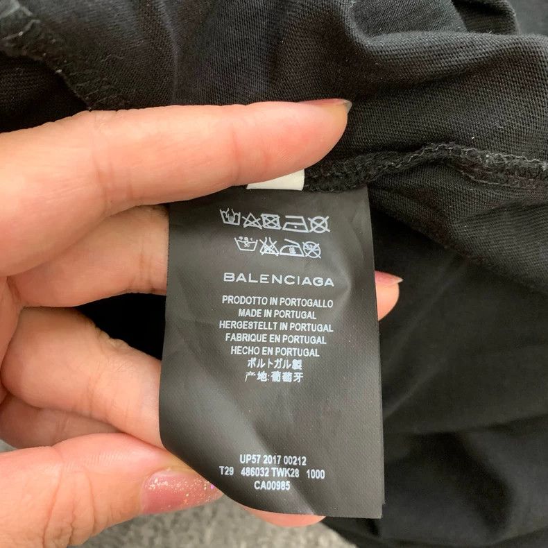 Balenciaga Balenciaga Black Cola Short Sleeve Size US XS / EU 42 / 0 - 7 Thumbnail