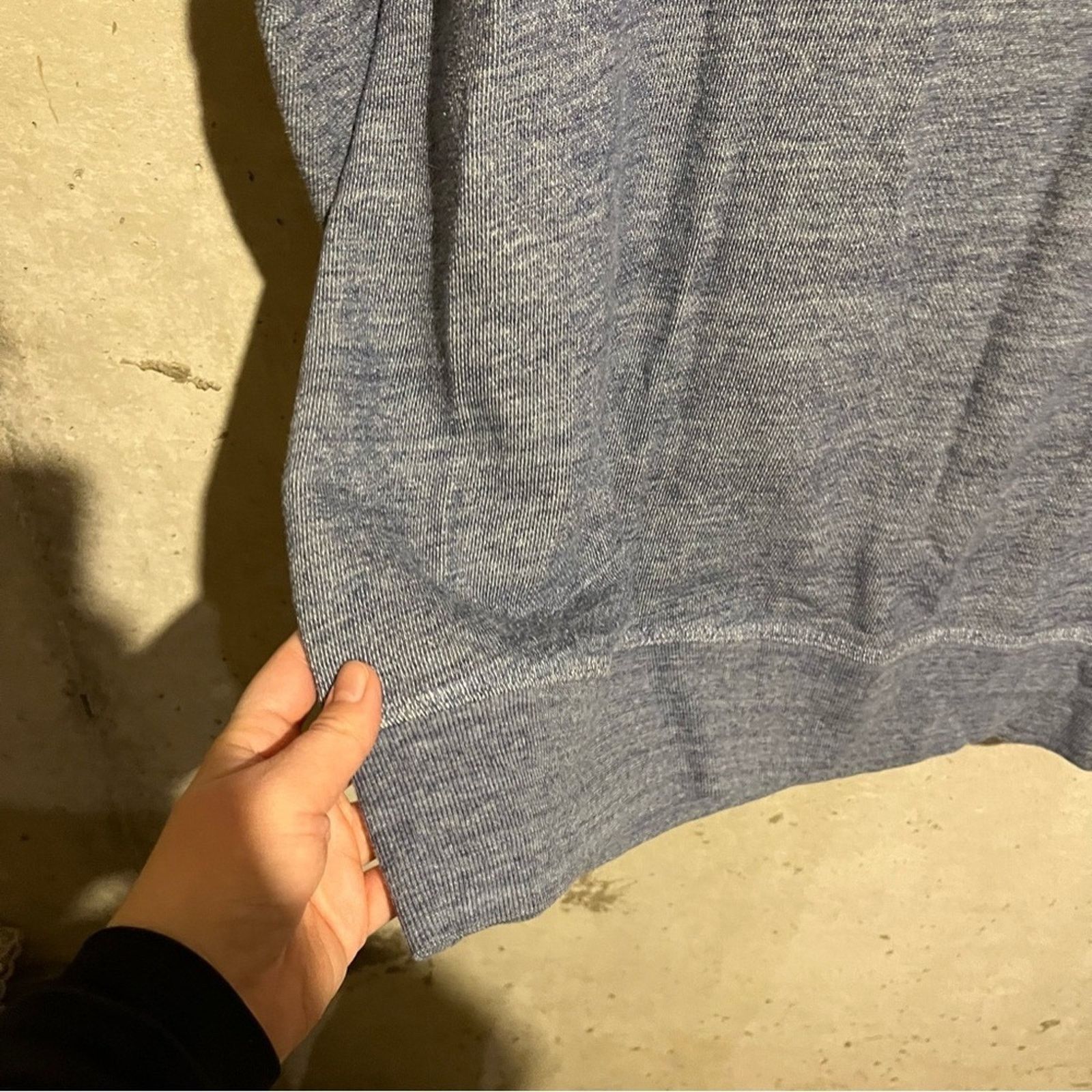 Other Caslon Size L Knit Blue Longline Raglan Tunic Sweatshirt Size L / US 10 / IT 46 - 4 Thumbnail