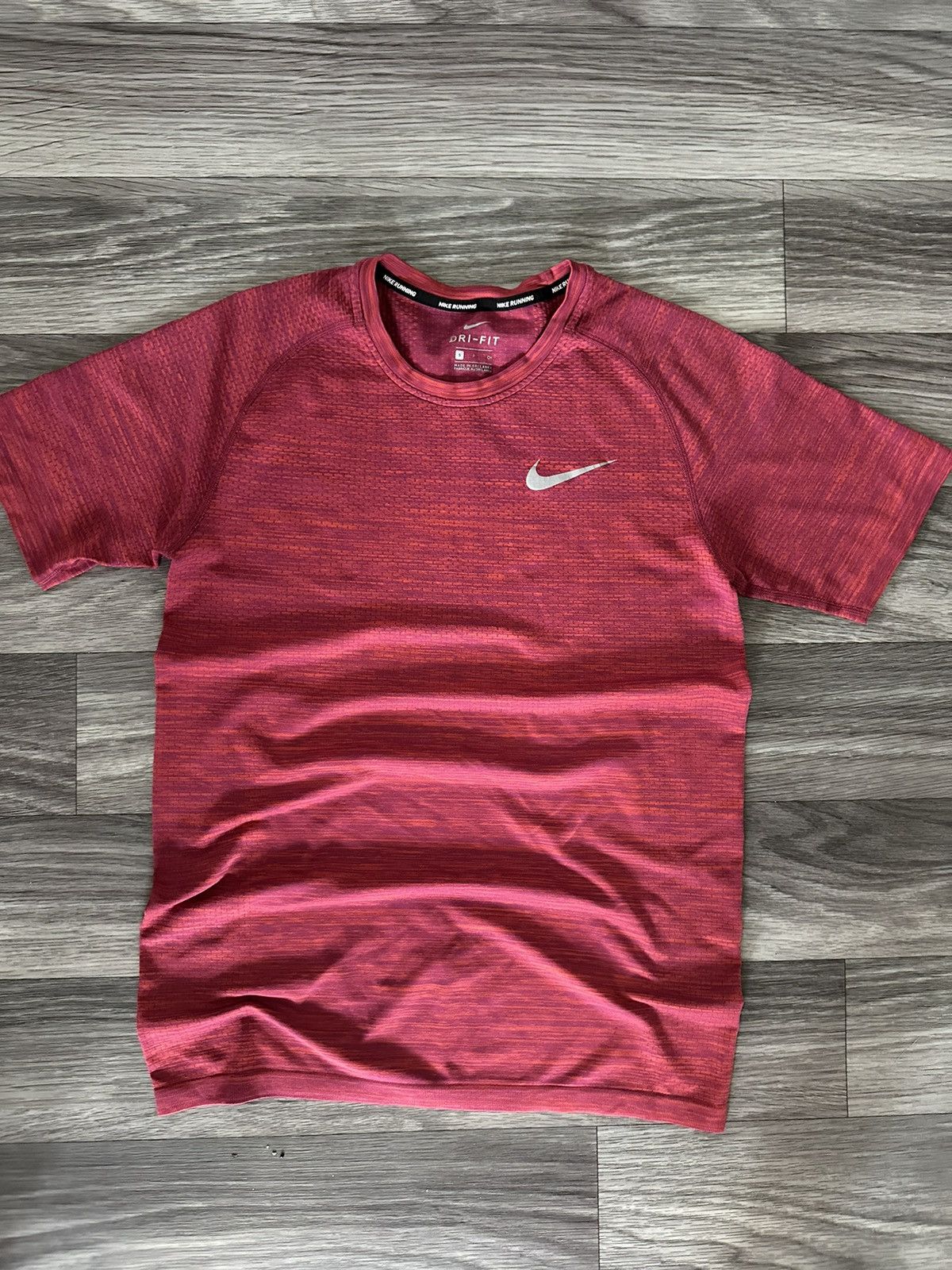 Nike × Vintage Nike Running Dri Fit T shirt hype Size US S / EU 44-46 / 1 - 1 Thumbnail