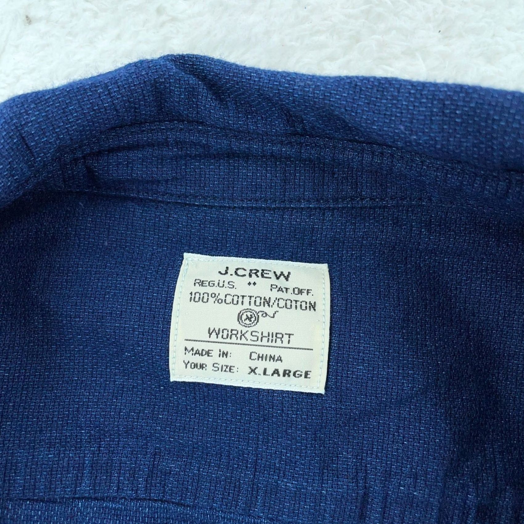 J.Crew J.CREW Work Shirt Men XL Blue Chest Pocket Long Sleeve Collared Button Up Size US XL / EU 56 / 4 - 3 Thumbnail