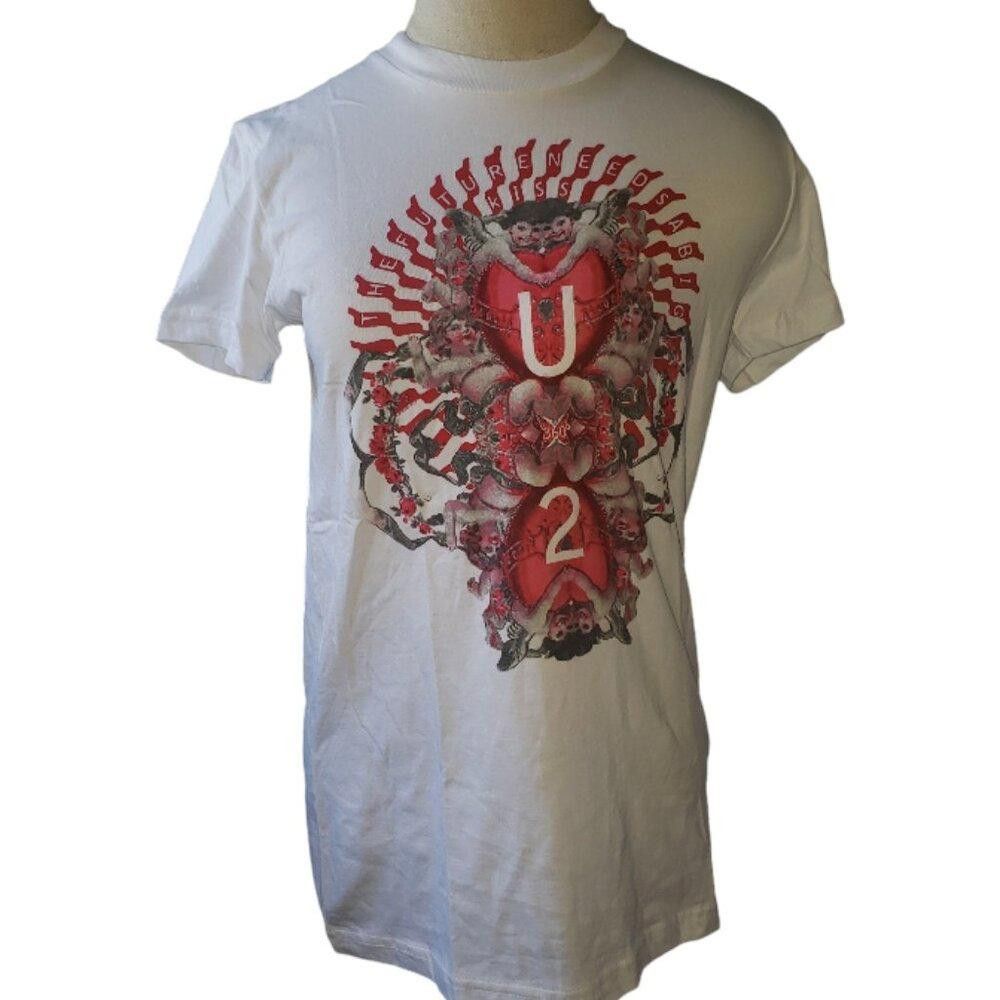 American Apparel CT1646 U2 Vintage Tour T-Shirt "The Future Needs Kiss" L Size L / US 10 / IT 46 - 1 Thumbnail