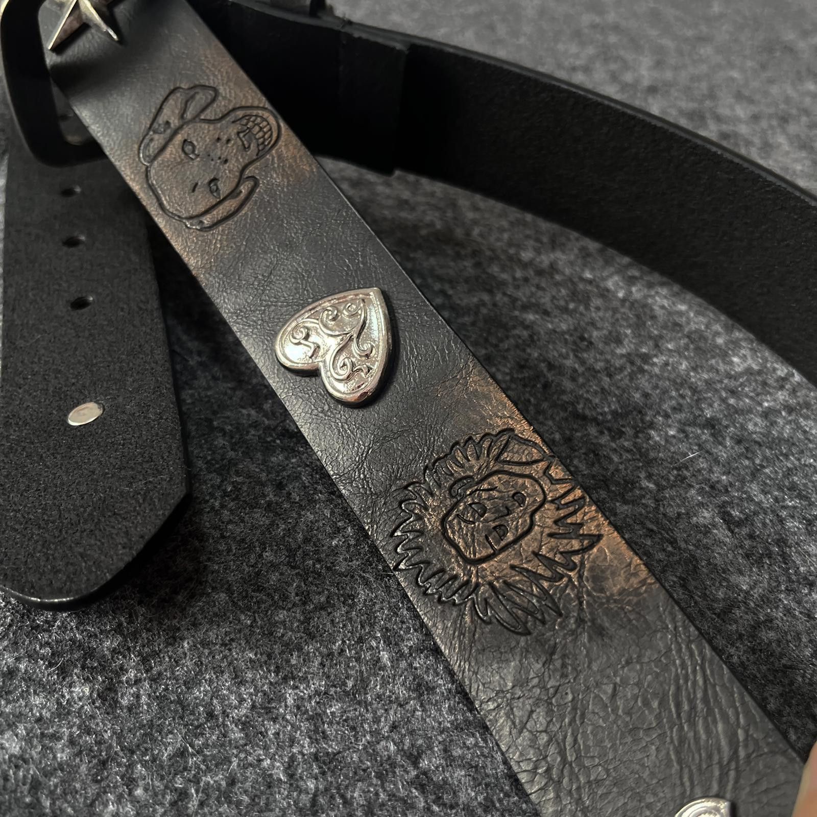 Other Retro Cross Belt – Cleanfit Punk Style, Black Unisex Size ONE SIZE - 4 Thumbnail