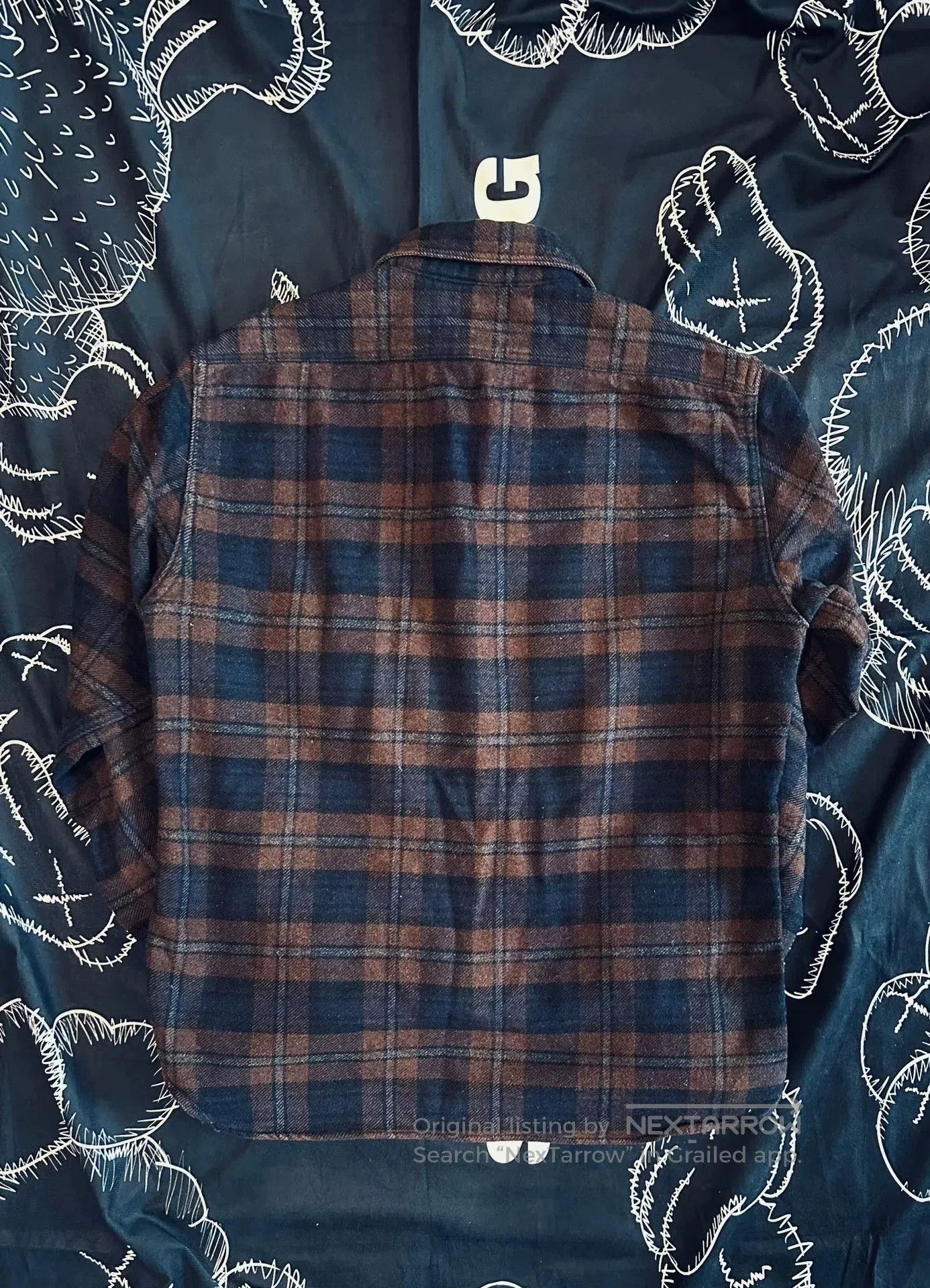 Japanese Brand Thick Wool Flannel Shirt for Winter. Size US M / EU 48-50 / 2 - 7 Thumbnail