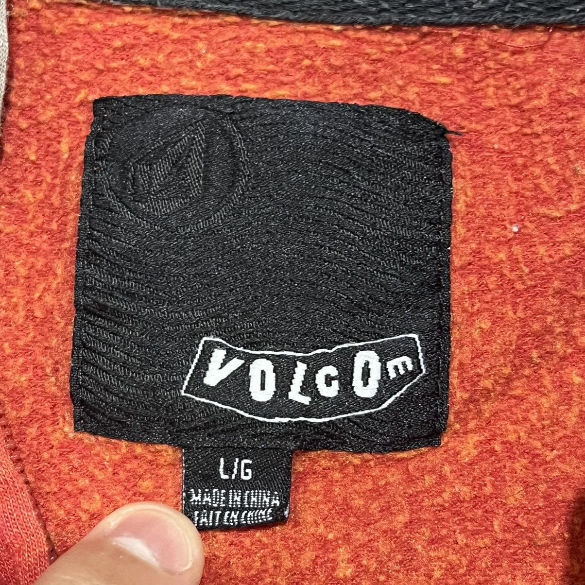Volcom VINTAGE Y2K VOLCOM GRUNGE SKATER LOGO ZIP UP HOODIE LARGE Size US L / EU 52-54 / 3 - 9 Thumbnail